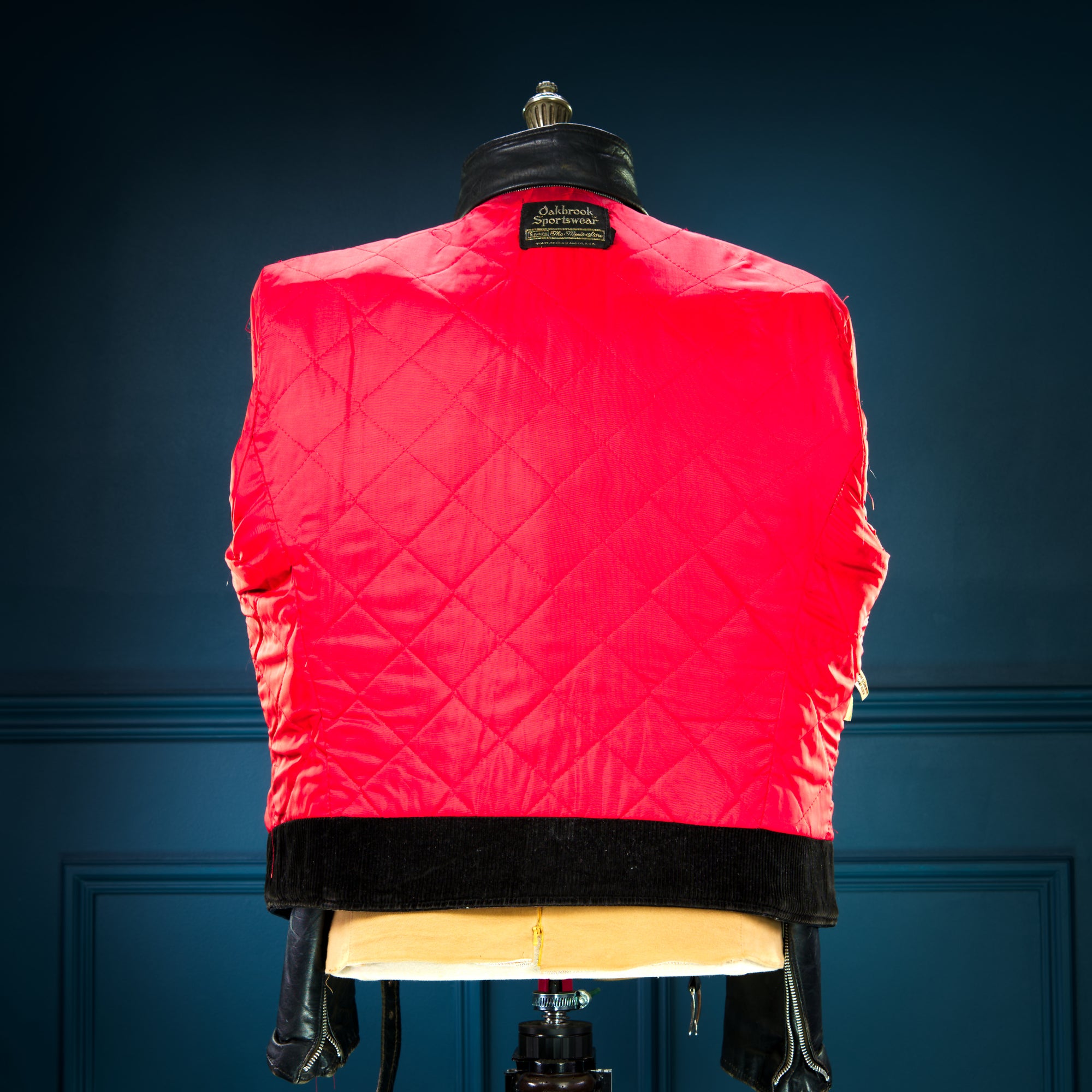 Vintage 1960s Sears Oakbrook Steerhide D Pocket Biker Moto Leather Jacket “M”