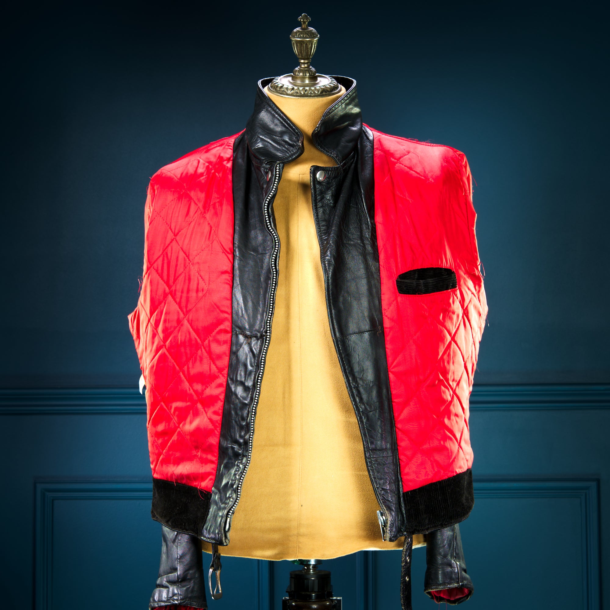 Vintage 1960s Sears Oakbrook Steerhide D Pocket Biker Moto Leather Jacket “M”