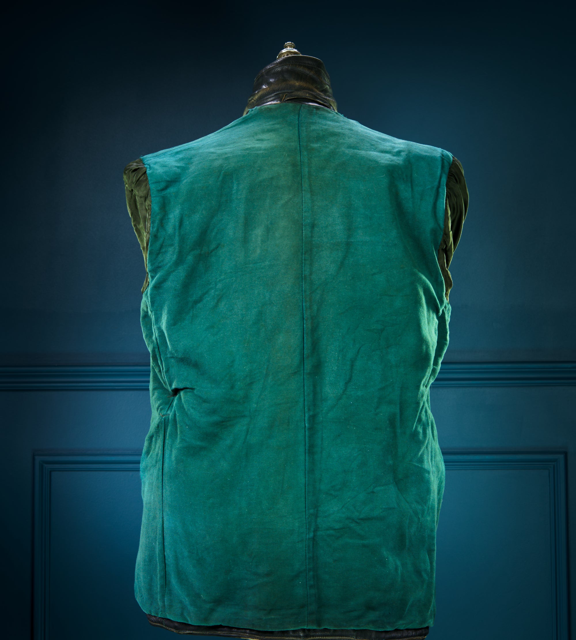 Vintage 1940s WW2 German Horsehide Biker Motorcycle Dispatch Leather Jacket “M"