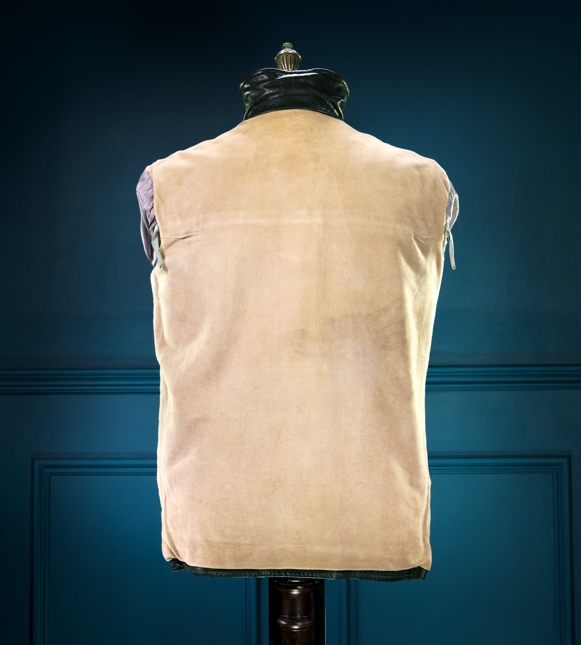 Vintage 1950s Cold War East German Biker Dispatch Worker Leather Jacket “M”