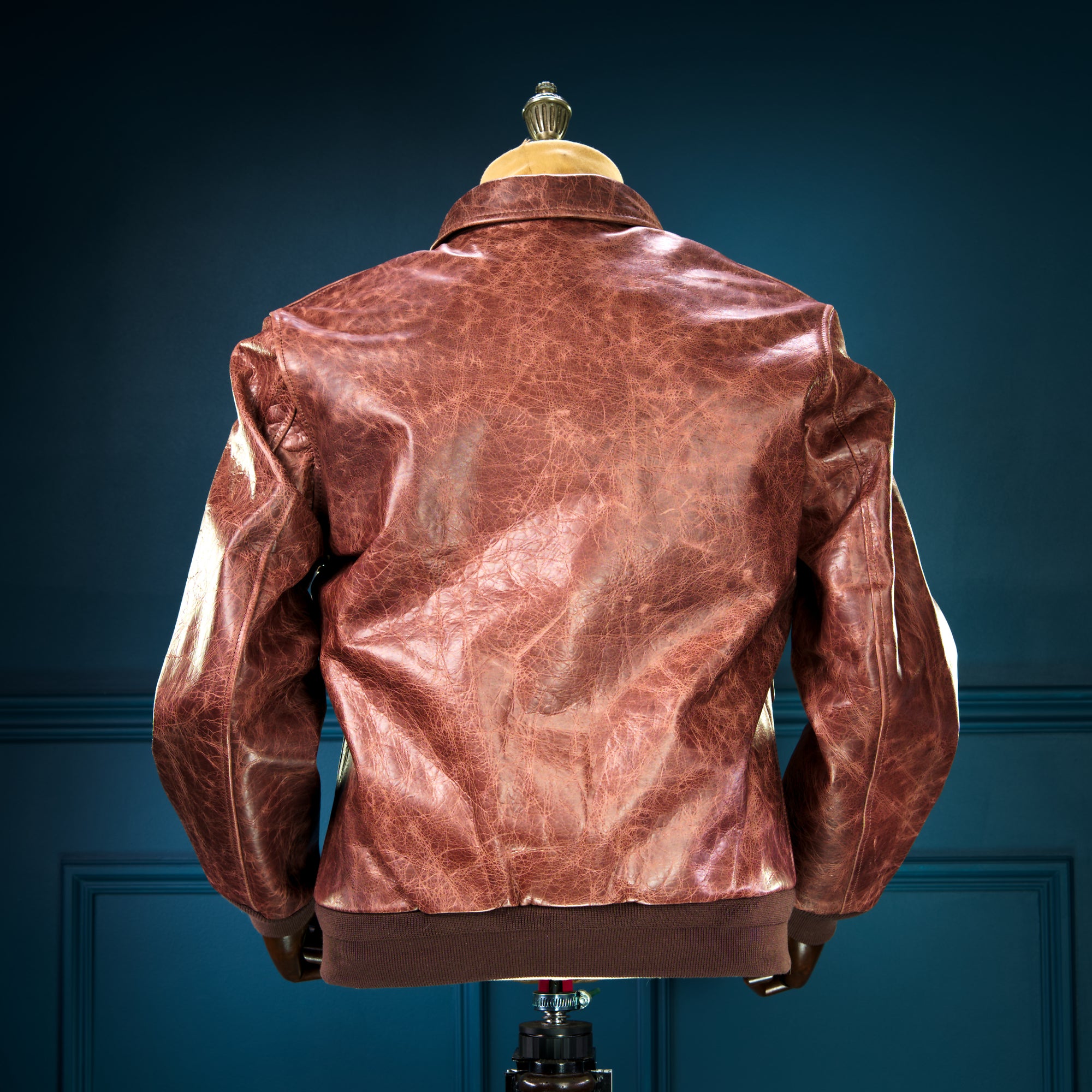 Limited Edition 1940s-Style Horsehide A2 Flight Bomber Aviator Leather Jacket “M”