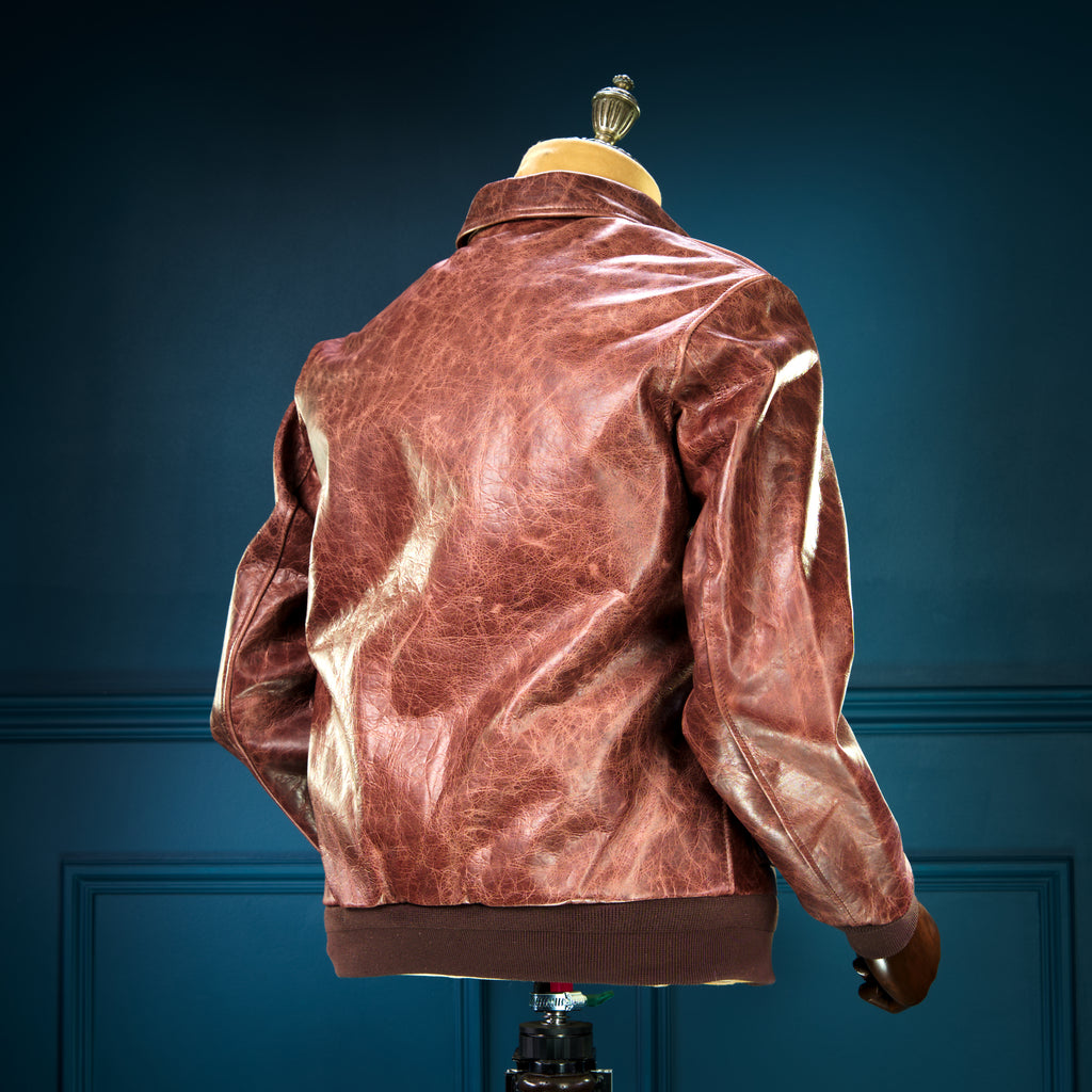 Limited Edition 1940s-Style Horsehide A2 Flight Bomber Aviator Leather Jacket “M”