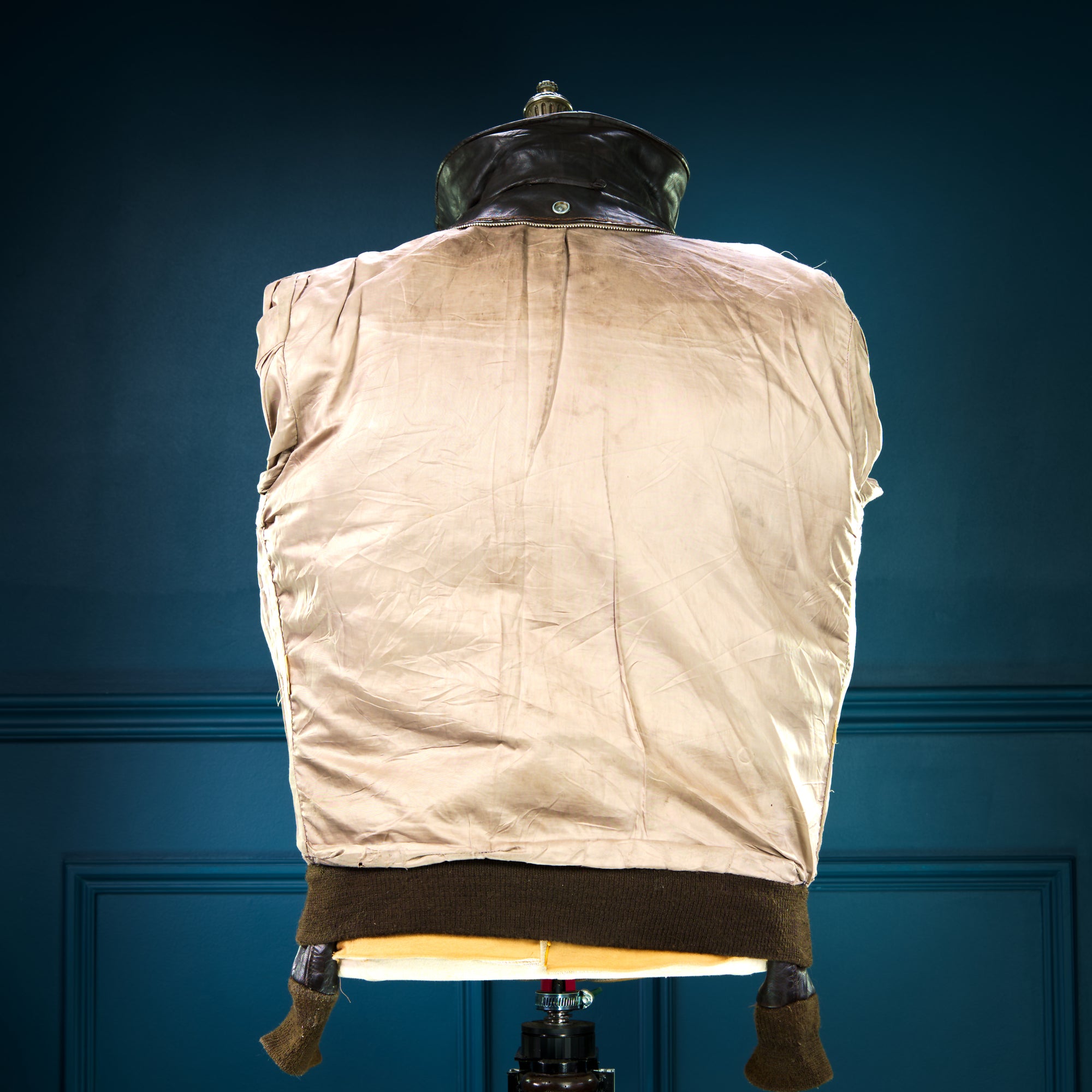 Vintage 1980s Schott 184SM A2 Brown Bomber Flight Leather Jacket “M”