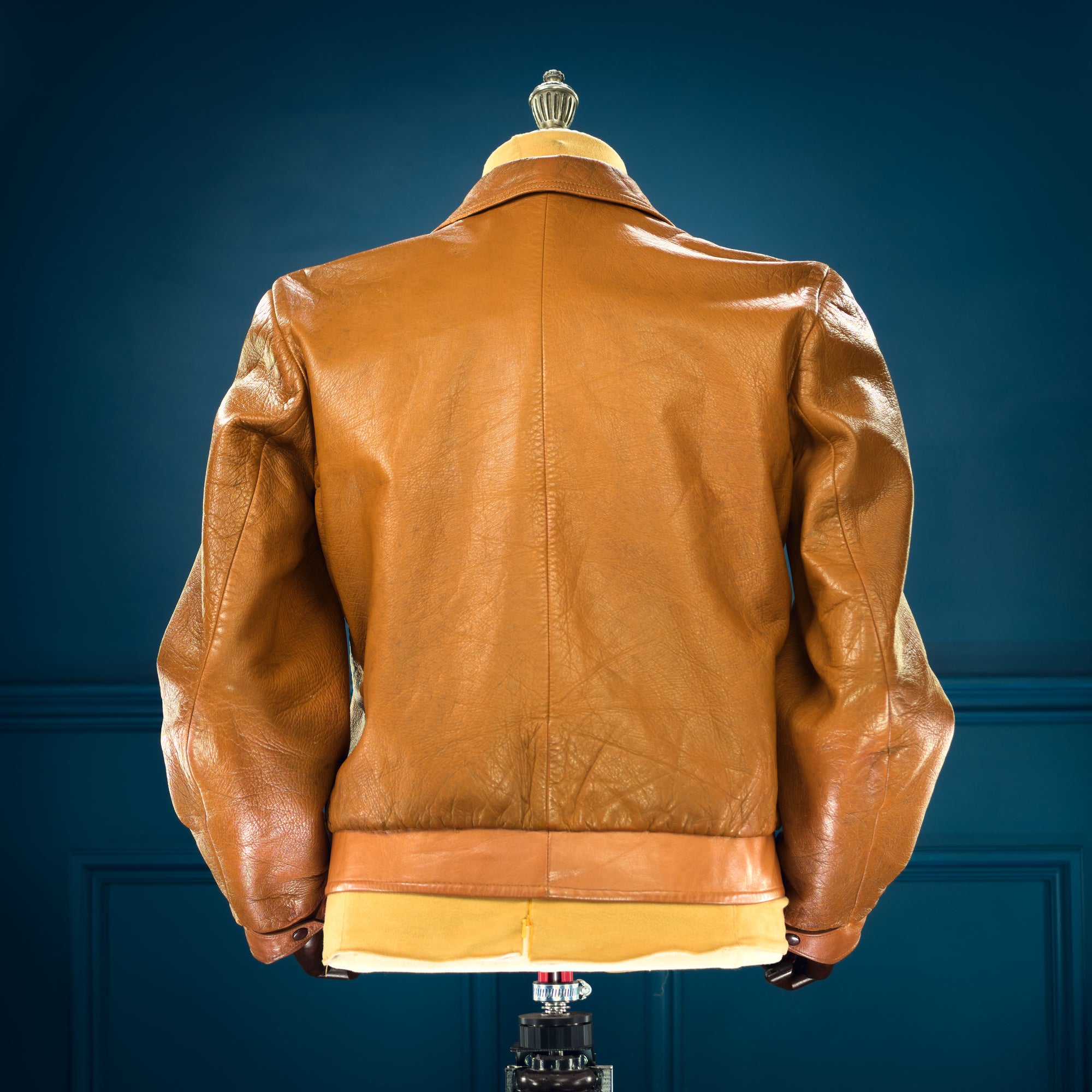 Vintage 1950s West German Deerskin Flight Aviator Bomber Leather Jacket “M”