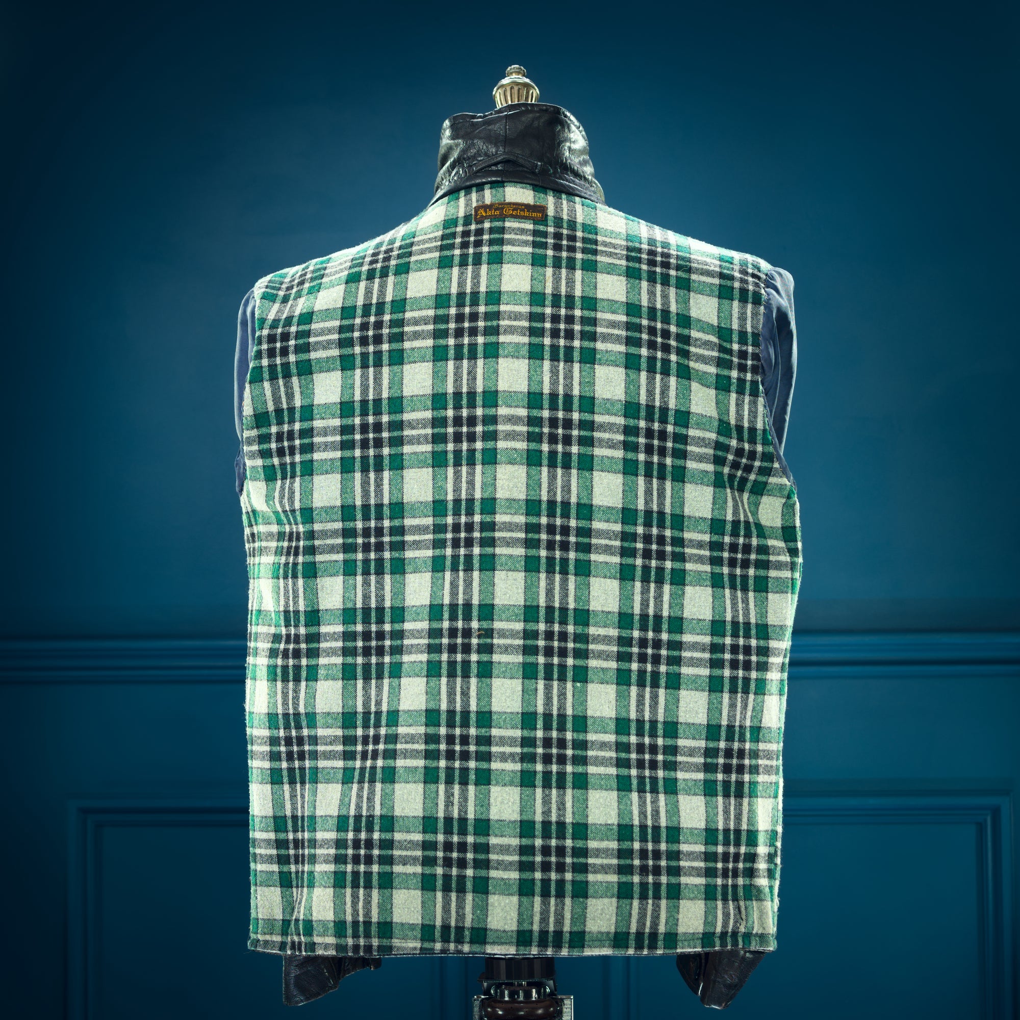 Vintage 1950s Swedish Goatskin Single Rider Biker Highwayman Leather Jacket “M”