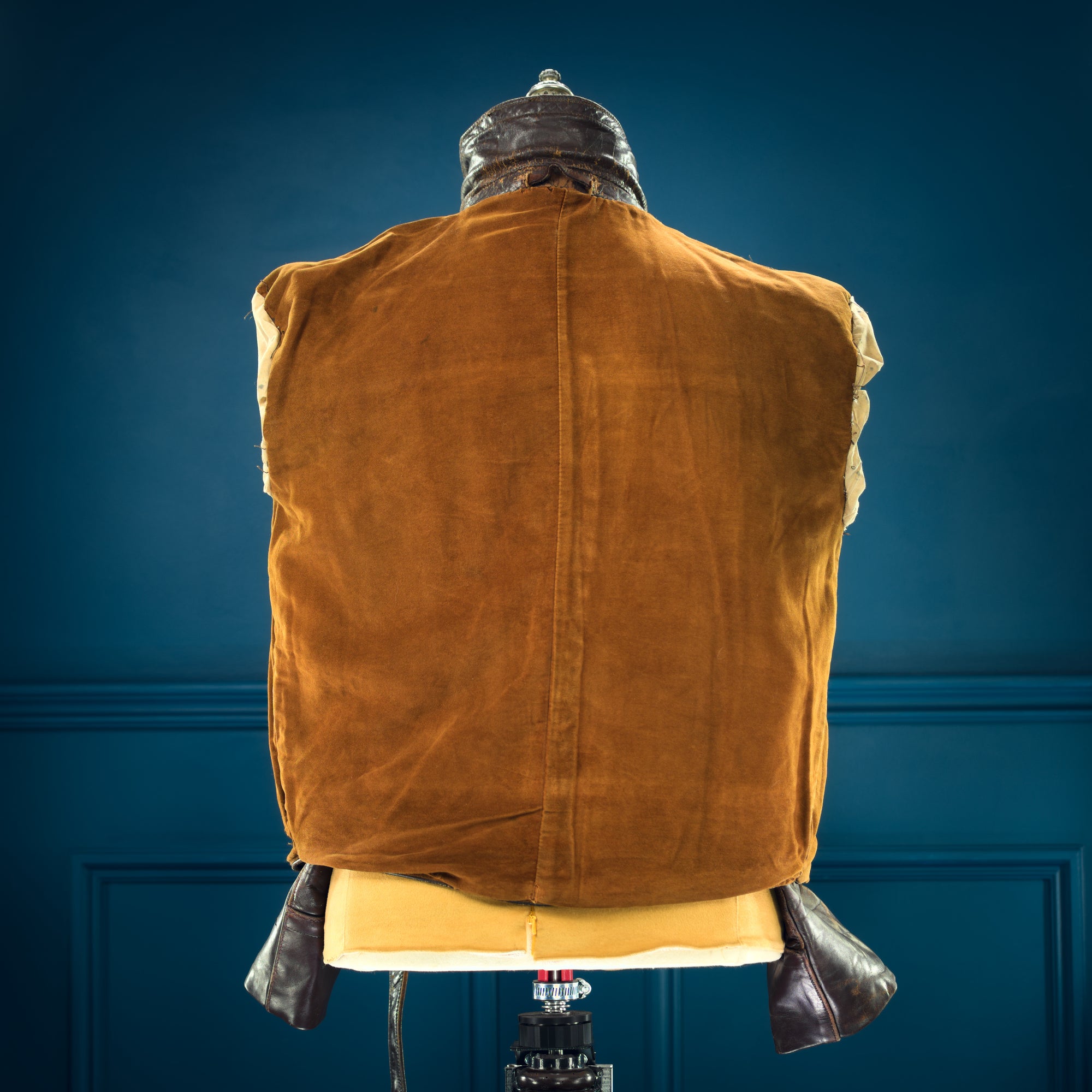 Vintage 1950s West German Calfskin Aviator Flight Biker Rider Leather Jacket “S”