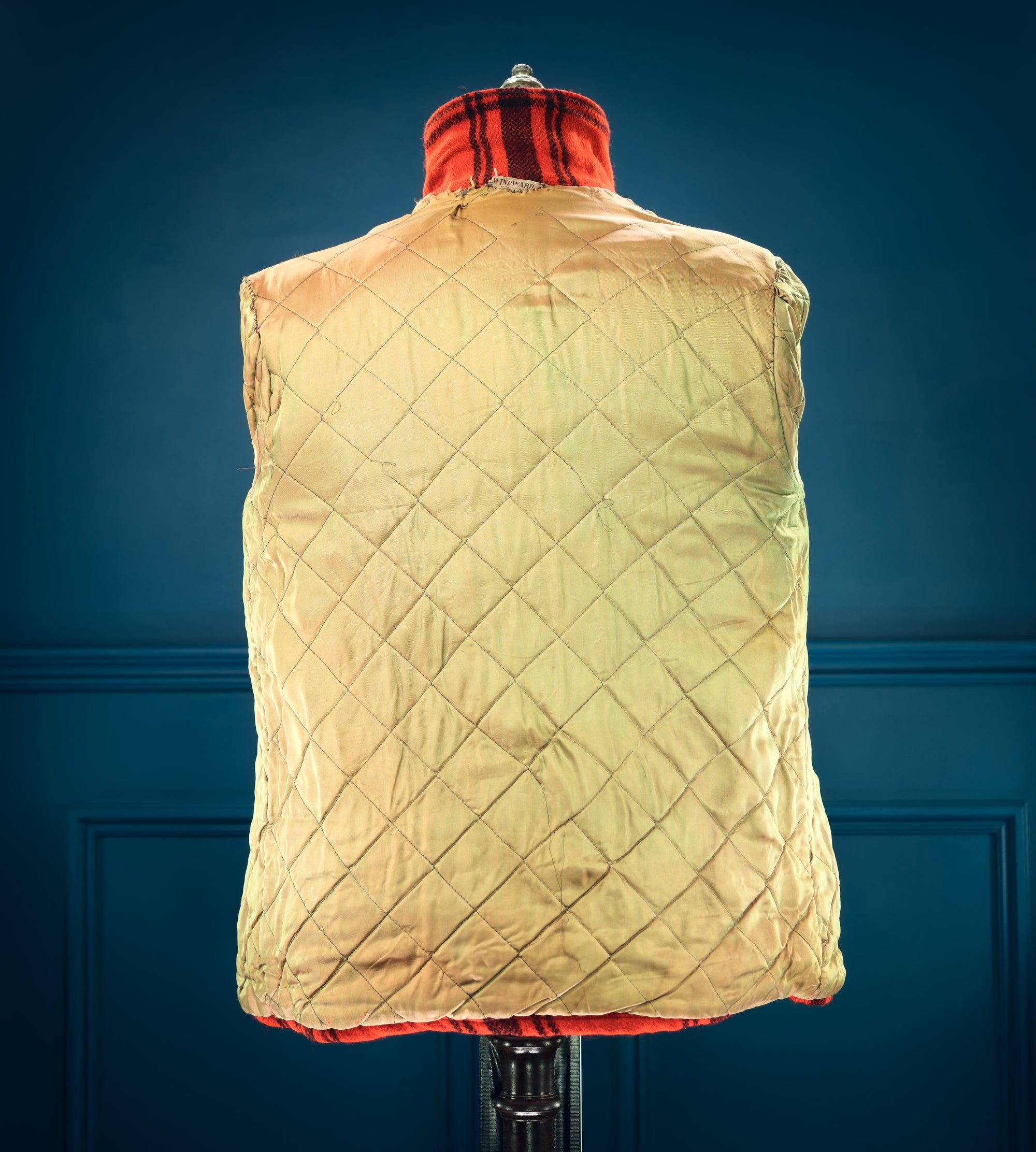 Vintage 1950s Windward Red Mackinaw Plaid Wool Outdoorsman Jacket “M”