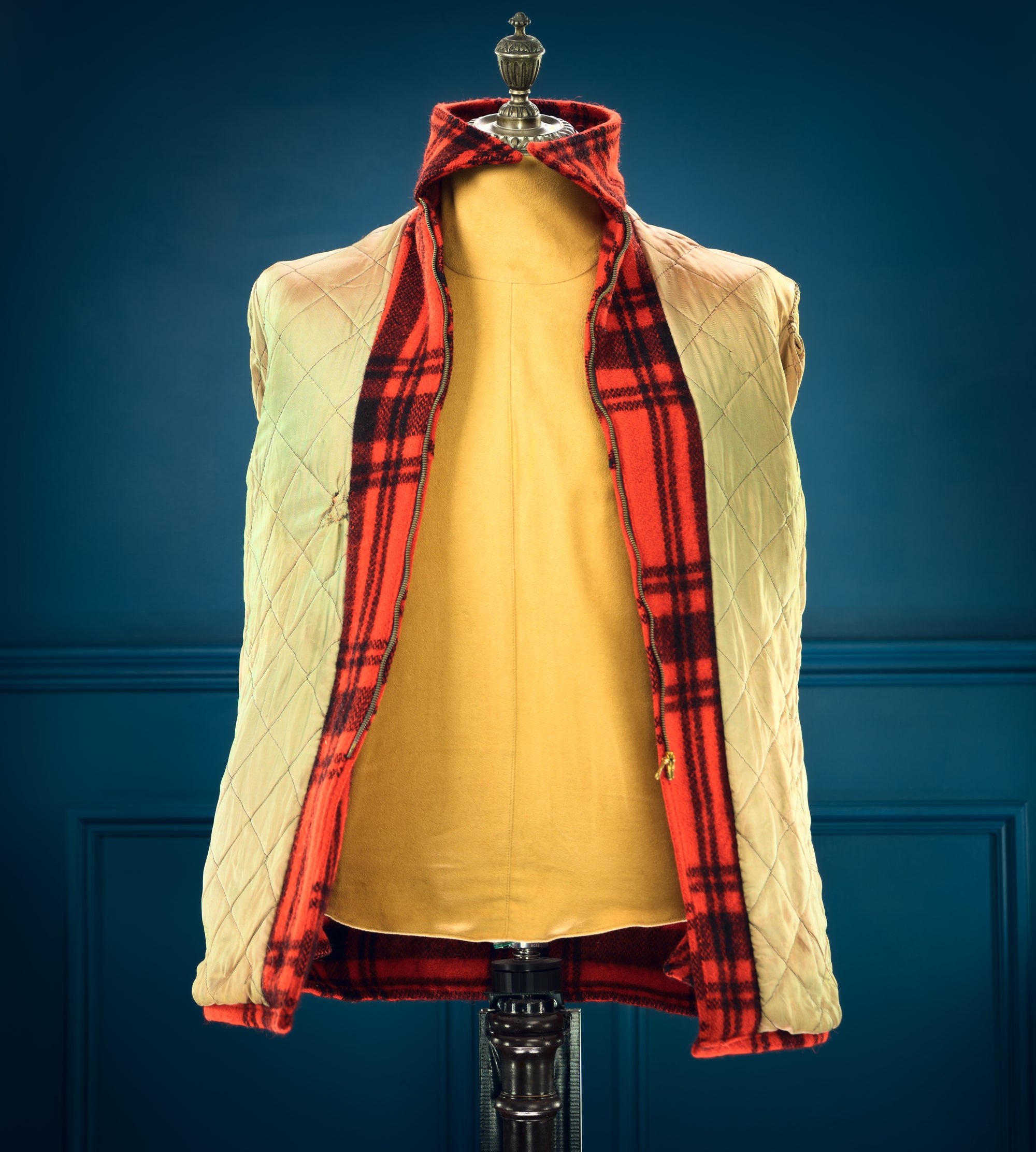 Vintage 1950s Windward Red Mackinaw Plaid Wool Outdoorsman Jacket “M”