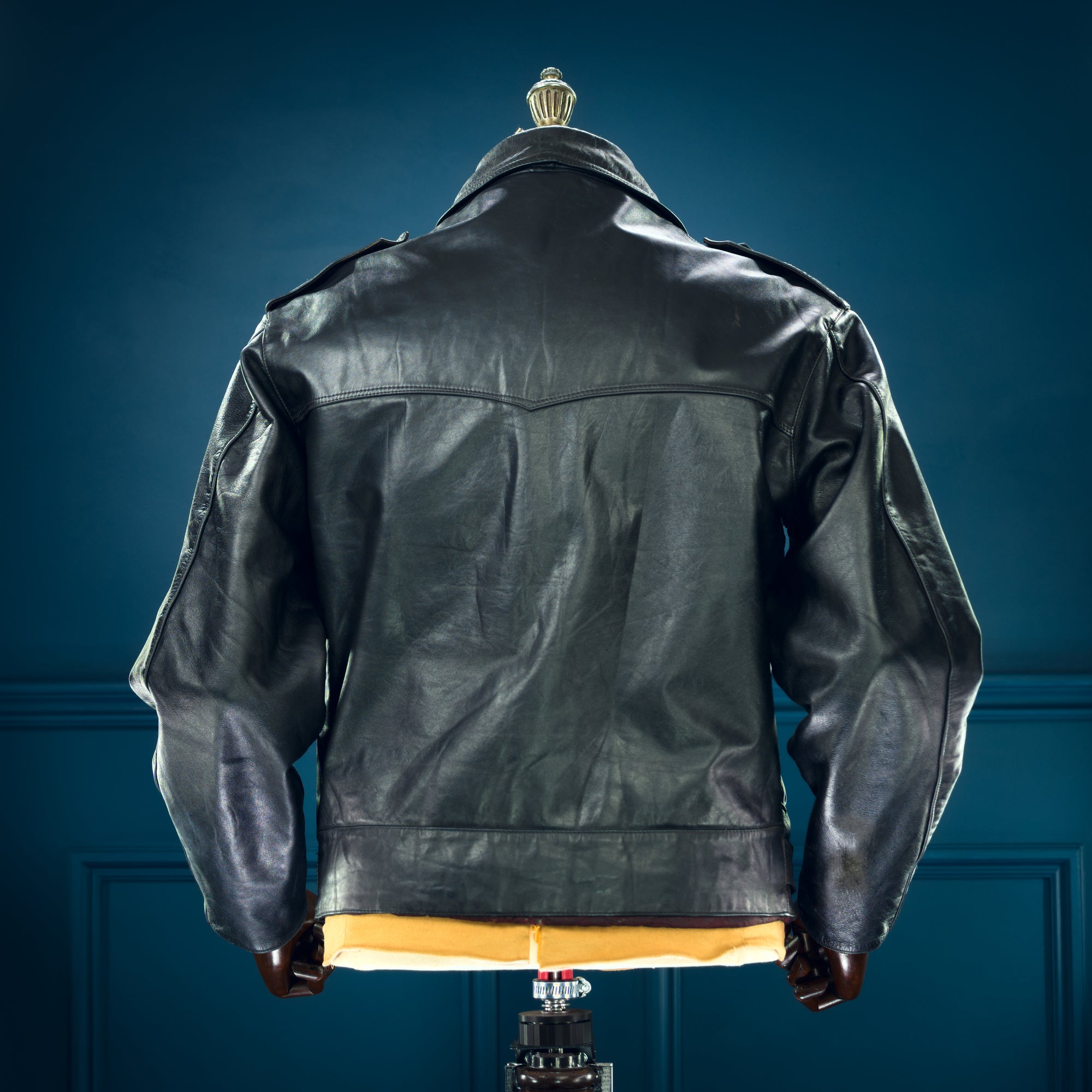 Vintage 1960s Australian Kangaroo Hide Biker Motorcycle Rider Leather Jacket “M”