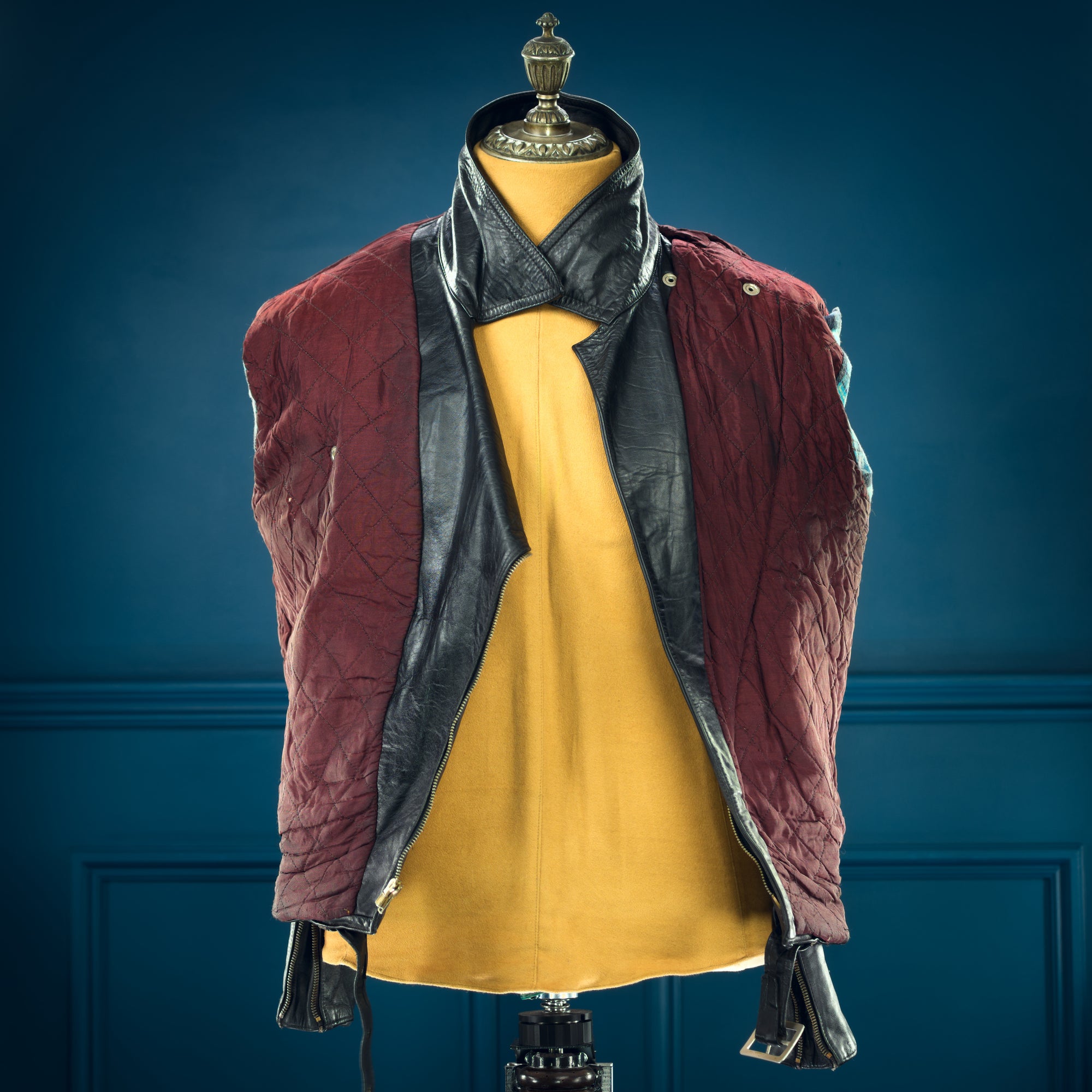 Vintage 1960s Australian Kangaroo Hide Biker Motorcycle Rider Leather Jacket “M”