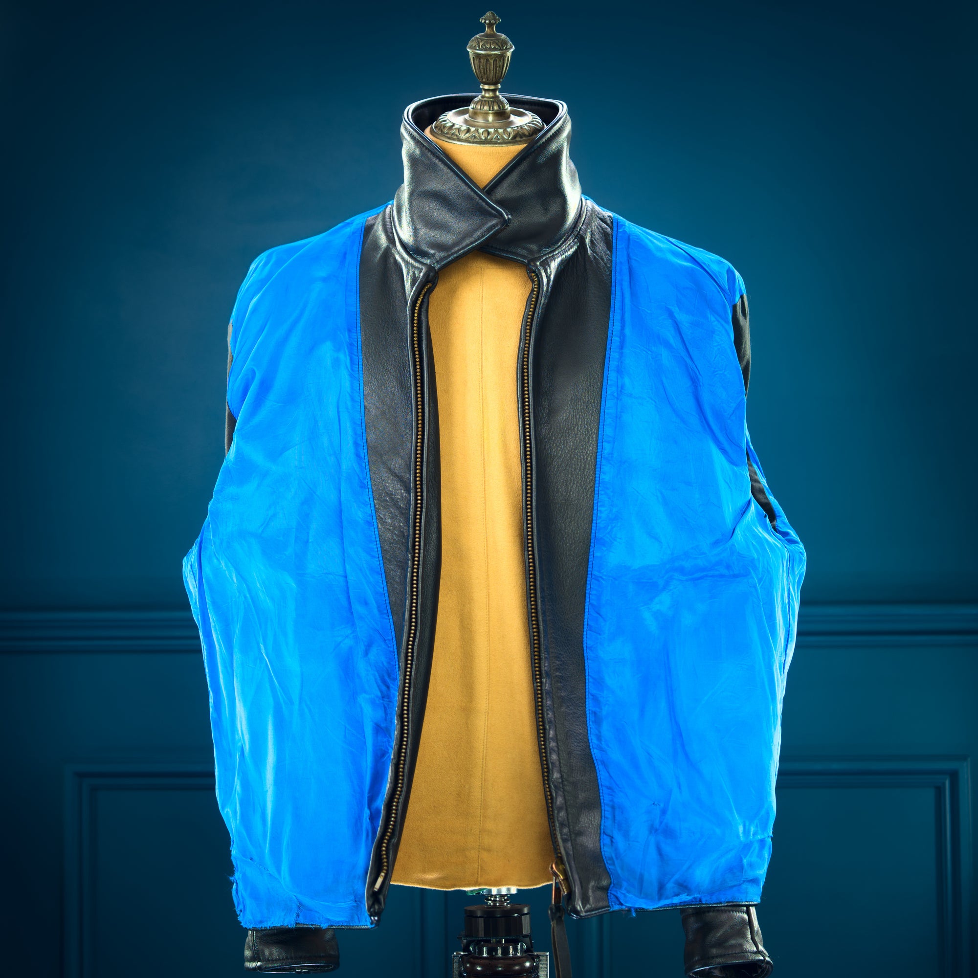 Vintage 1980s British Steerhide Highwayman Single Rider Leather Jacket “L”