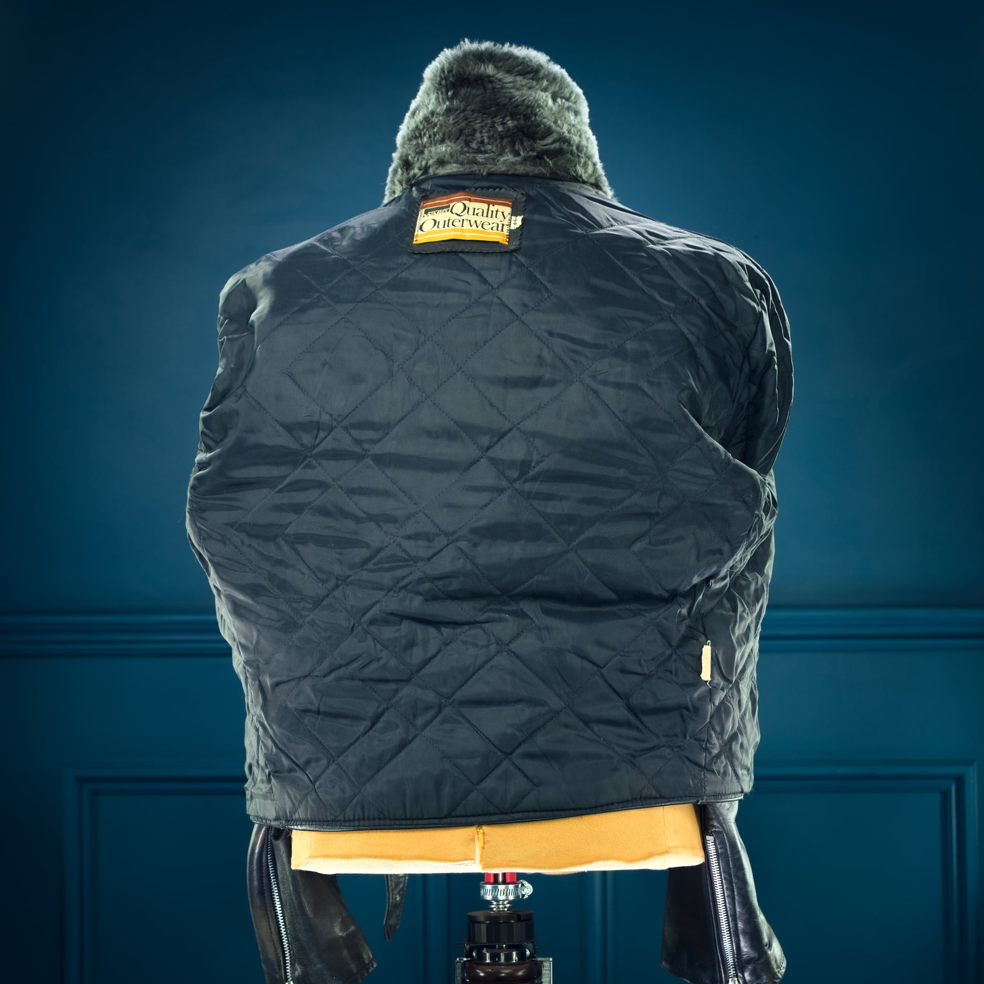 Vintage 1960s Montgomery Ward Biker Motorcycle Brando Rider Leather Jacket “L”