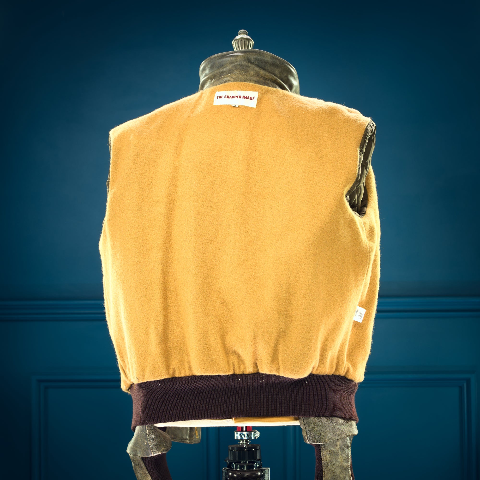 Vintage 1980s American Flight Bomber Aviator Buffalo Hide Leather Jacket “M”