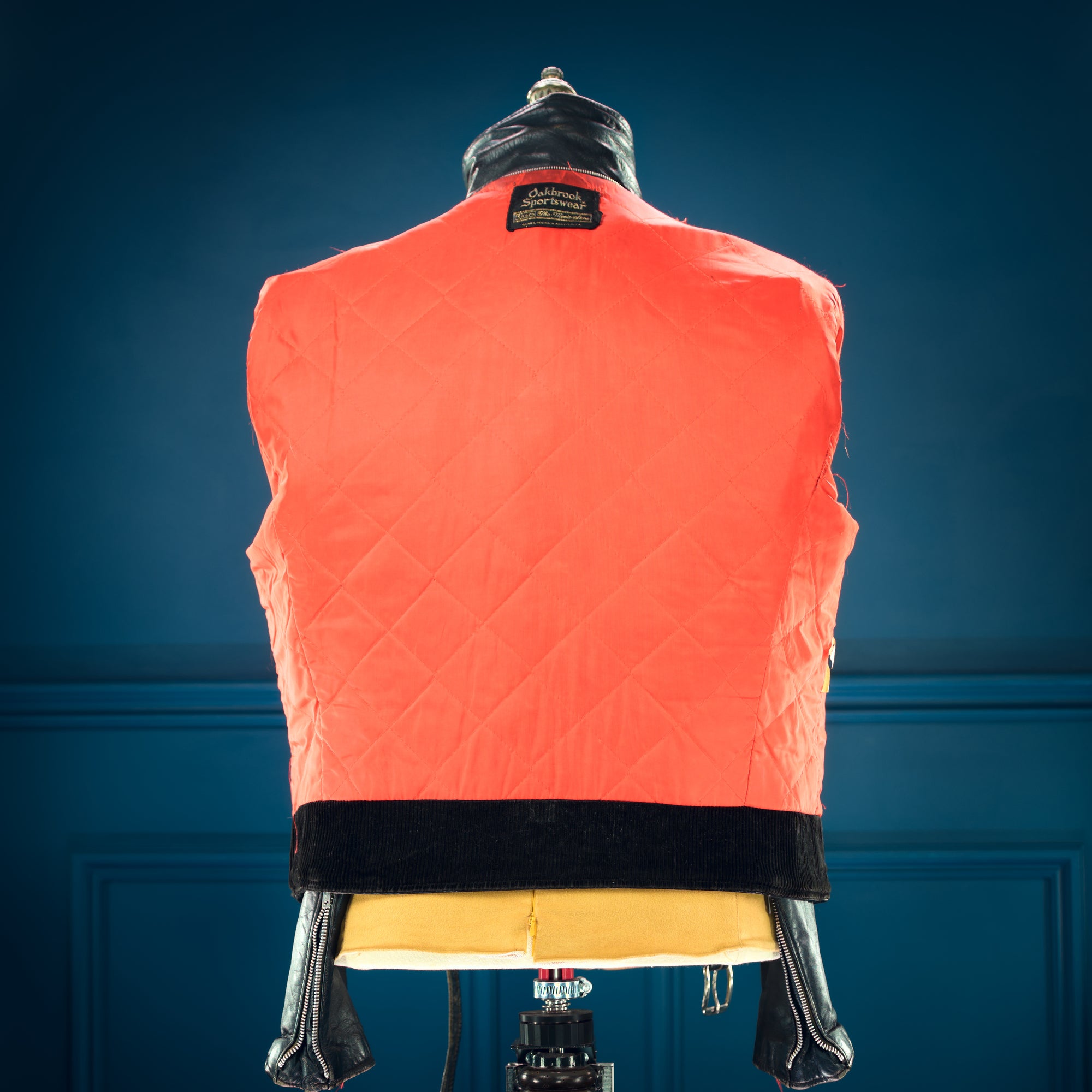 Vintage 1960s Sears Oakbrook Steerhide D Pocket Biker Moto Leather Jacket “M”