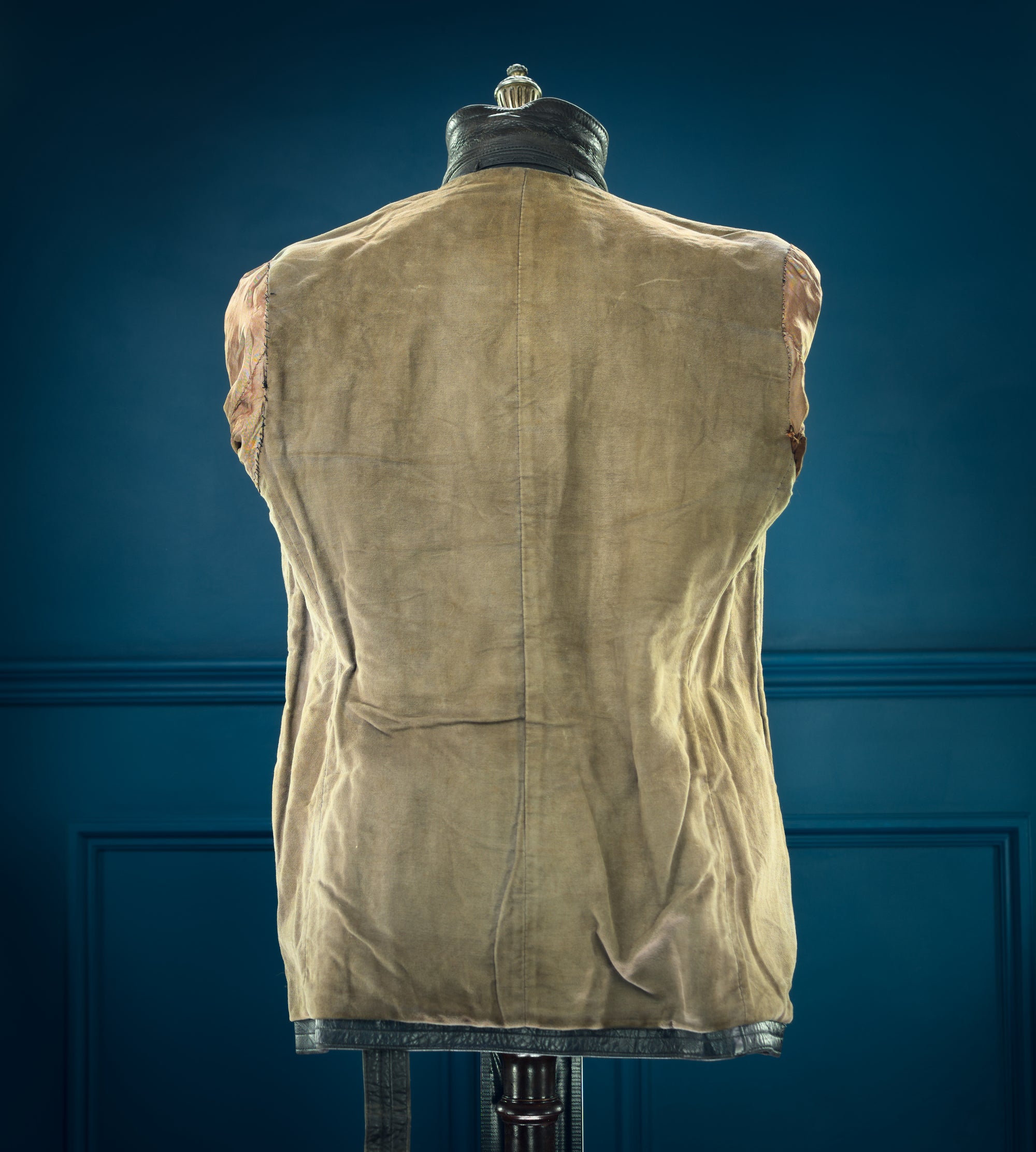 Vintage 1950s West German Steerhide Border Police Dispatch Leather Jacket “M”