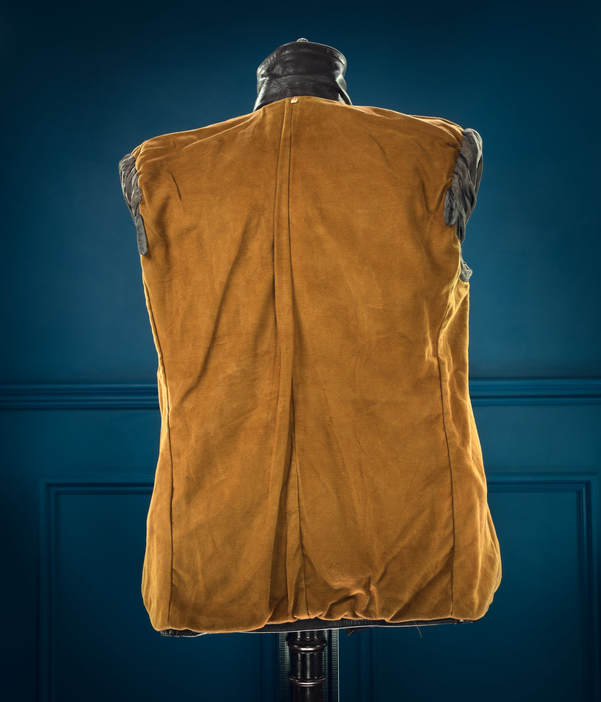 Vintage 1940s German Horsehide Car Peacoat Motoring Reefer Leather Jacket “M”