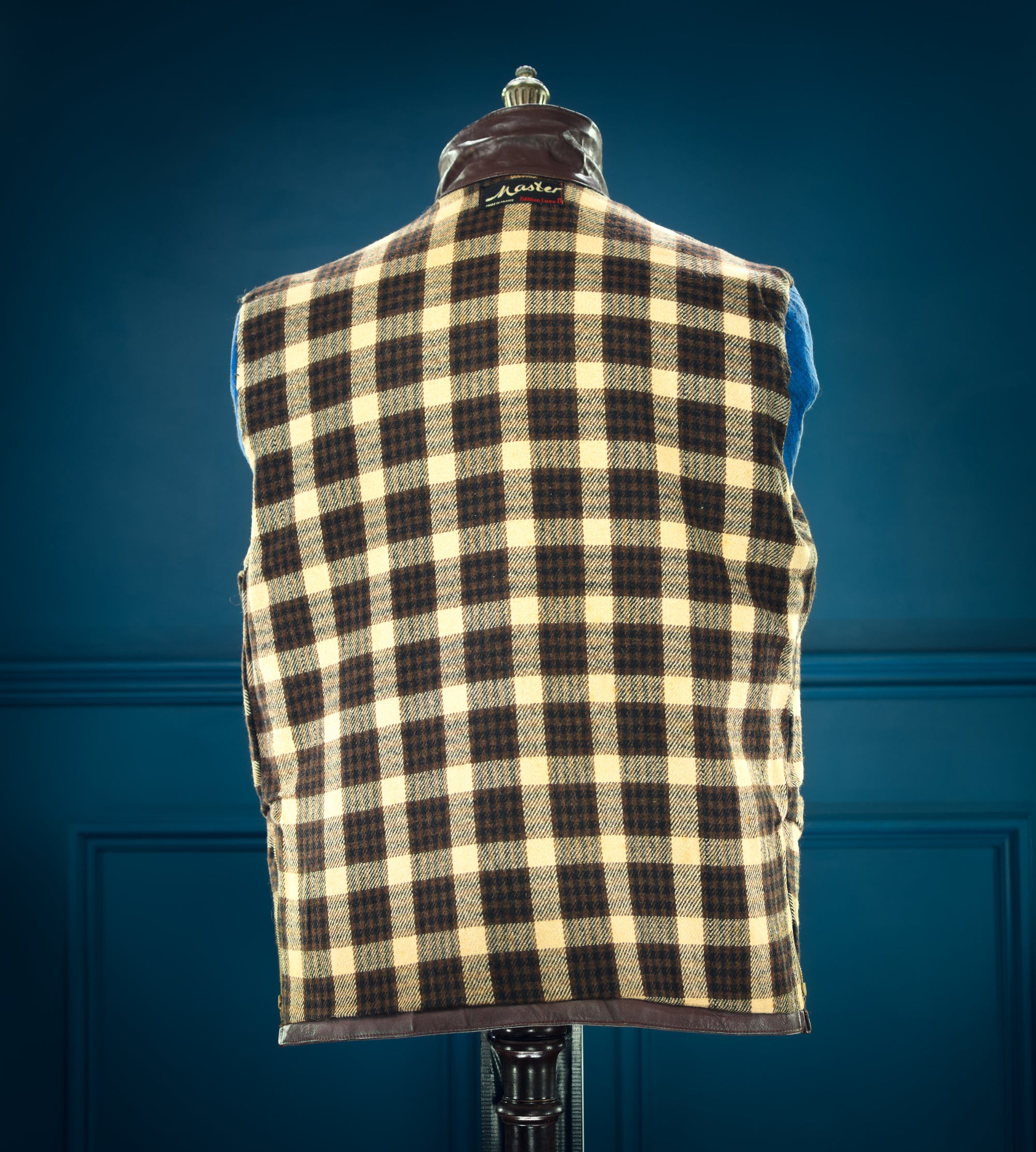 Vintage 1950s French Sheepskin Single Rider Worker Chore Leather Jacket “M”