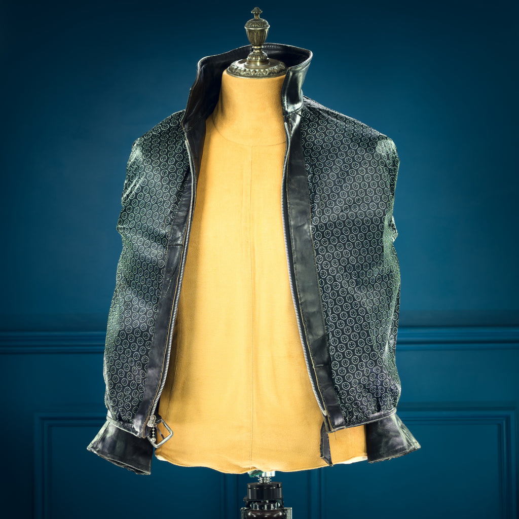 Vintage 1960s British Steerhide Black Single Rider Highwayman Leather Jacket “S”