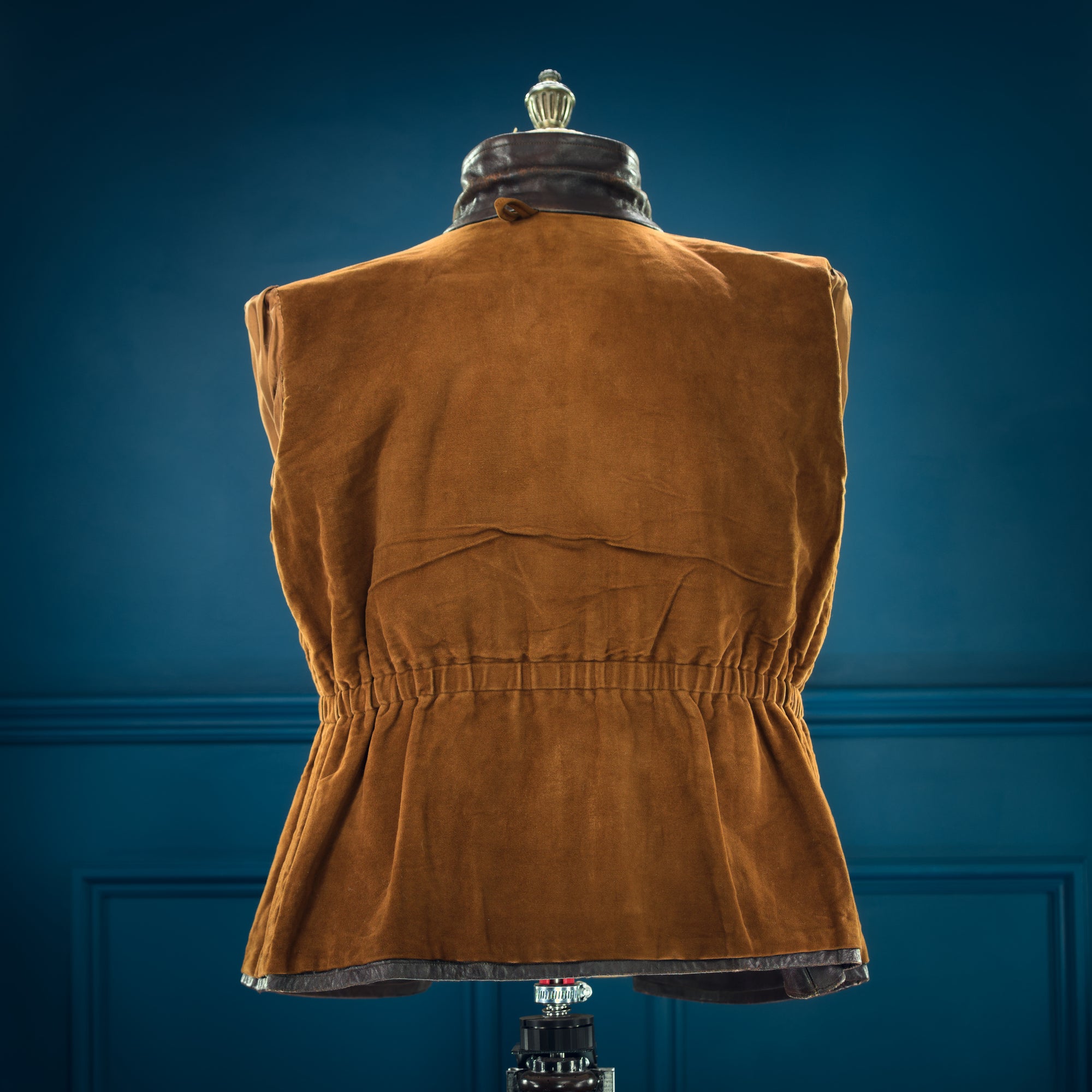 Vintage 1940s WW2 German Luftwaffe Cyclist Flight Aviator Leather Jacket “M”