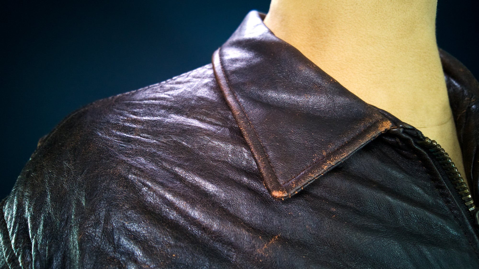 Vintage 1980s Avirex G1 Sheepskin Brown Bomber Flight Leather Jacket “L”