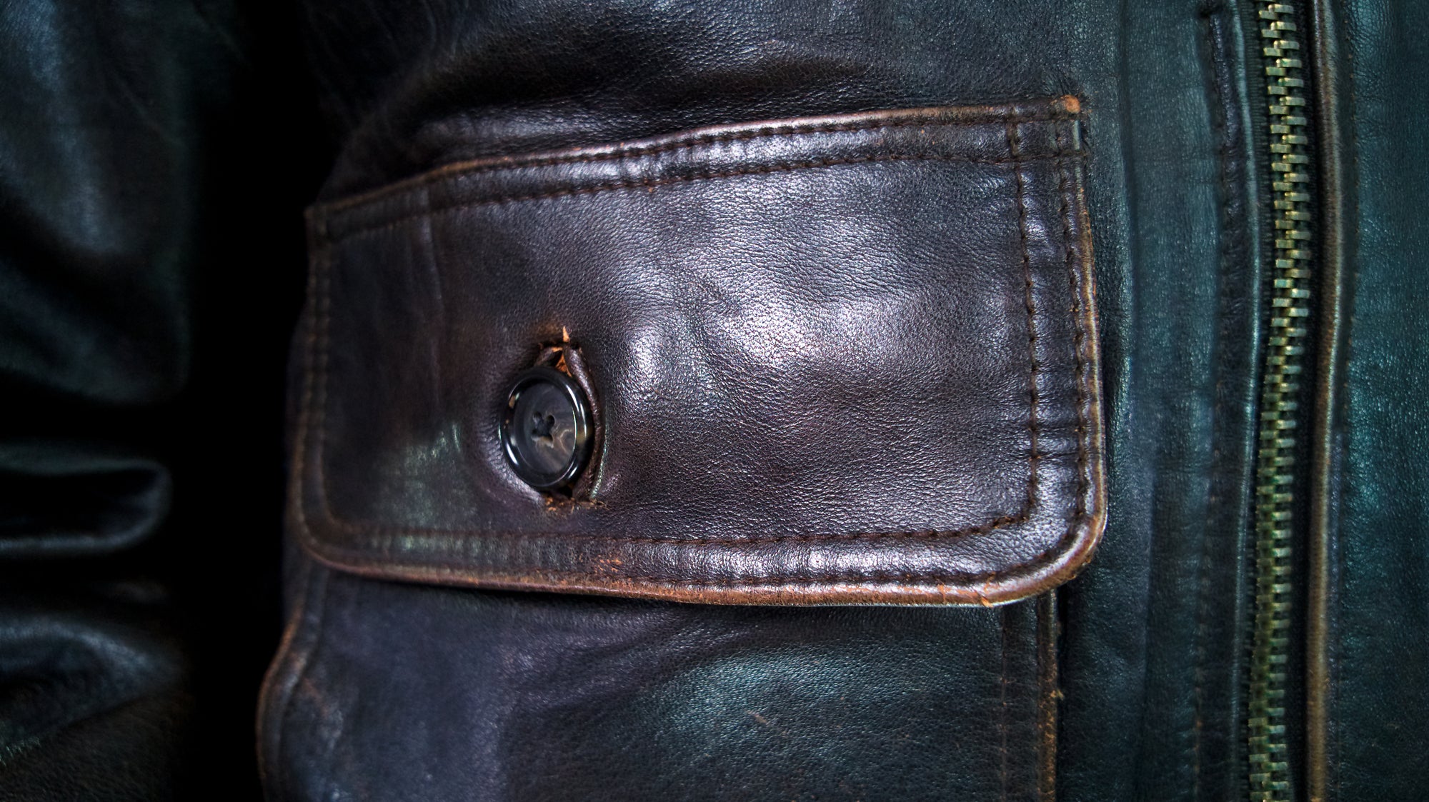 Vintage 1980s Avirex G1 Sheepskin Brown Bomber Flight Leather Jacket “L”