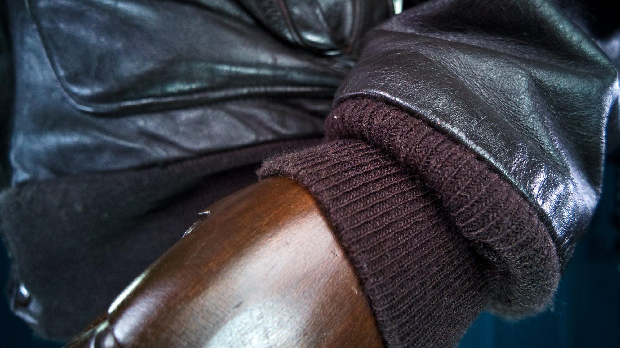 Vintage 1980s Schott 184SM A2 Brown Bomber Flight Leather Jacket “M”