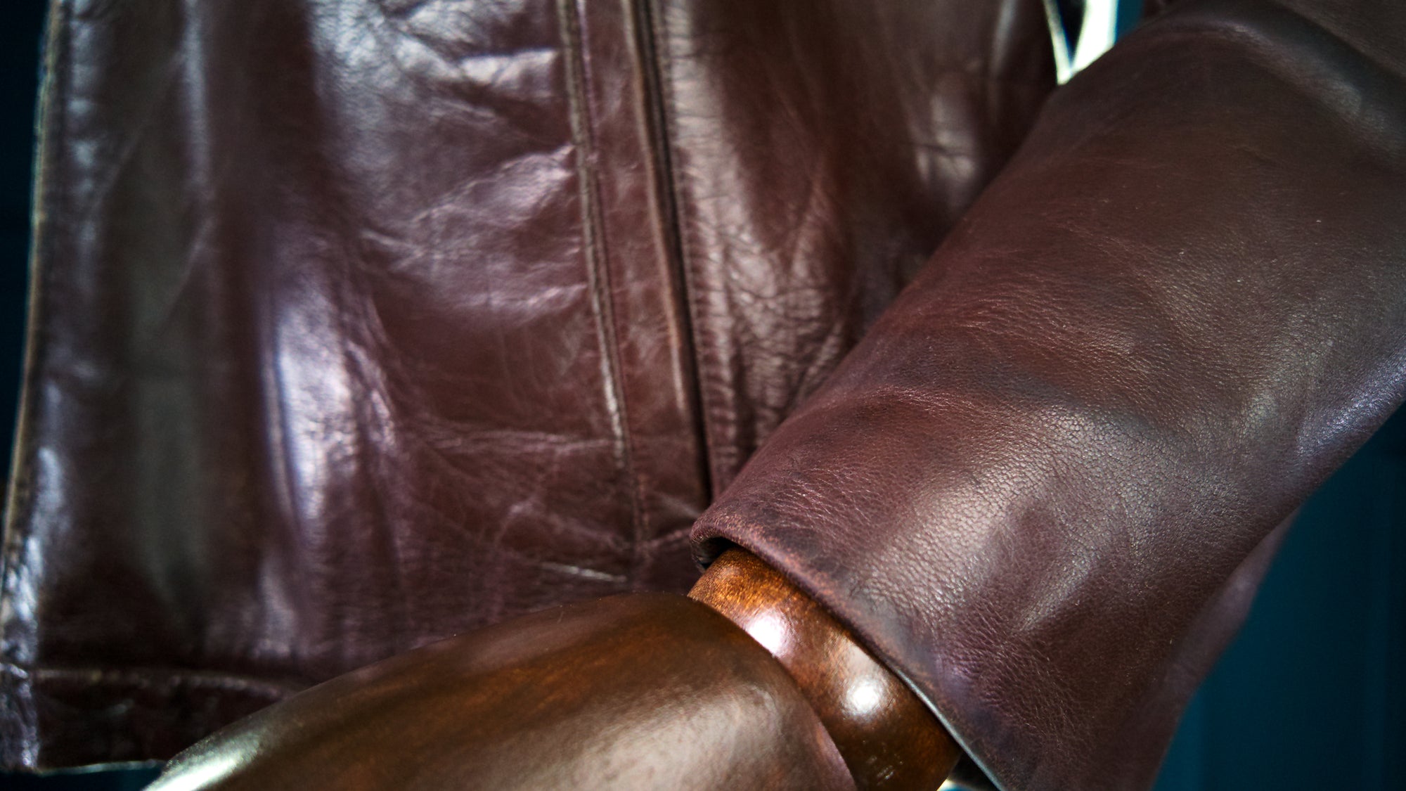 Vintage 1940s WW2 Czech Horsehide Flight Aviator Windbreaker Leather Jacket “M”