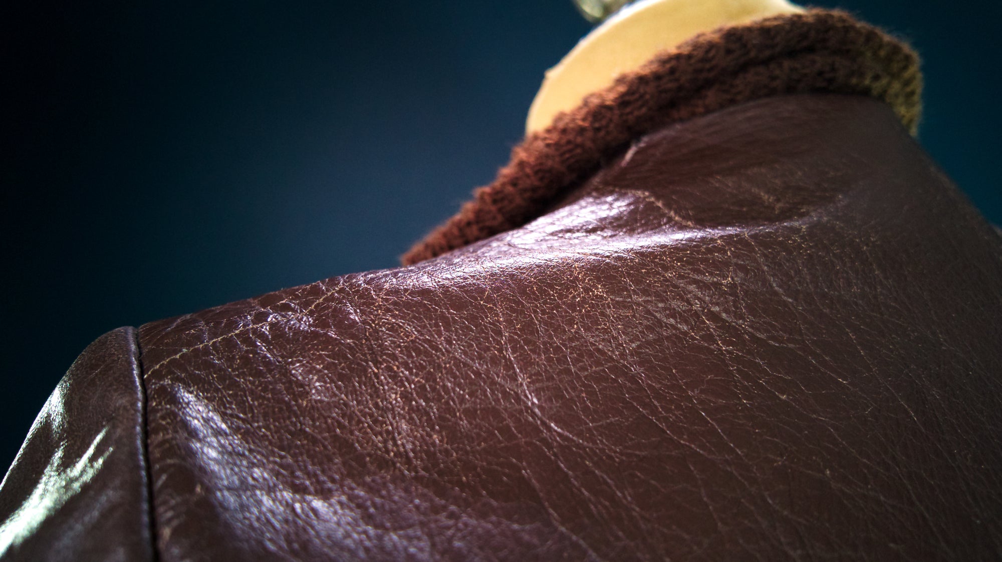 Vintage 1940s WW2 Czech Horsehide Flight Aviator Windbreaker Leather Jacket “M”