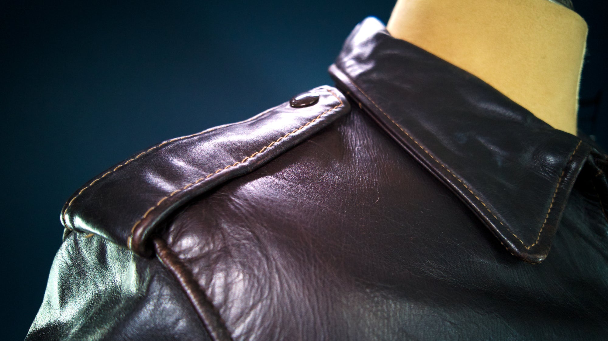 Vintage 80s Schott 184SM A2 Flight Aviator Brown Bomber Leather Jacket “L”