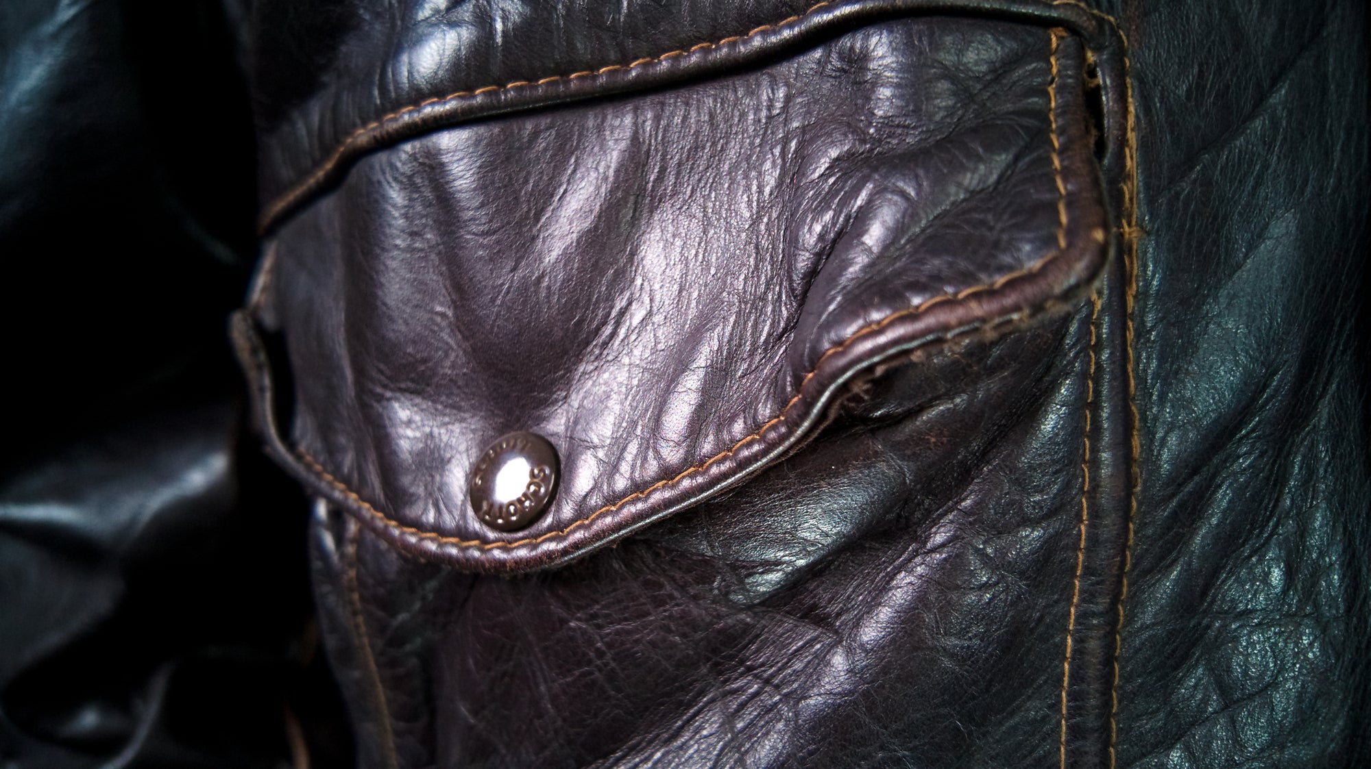 Vintage 80s Schott 184SM A2 Flight Aviator Brown Bomber Leather Jacket “L”