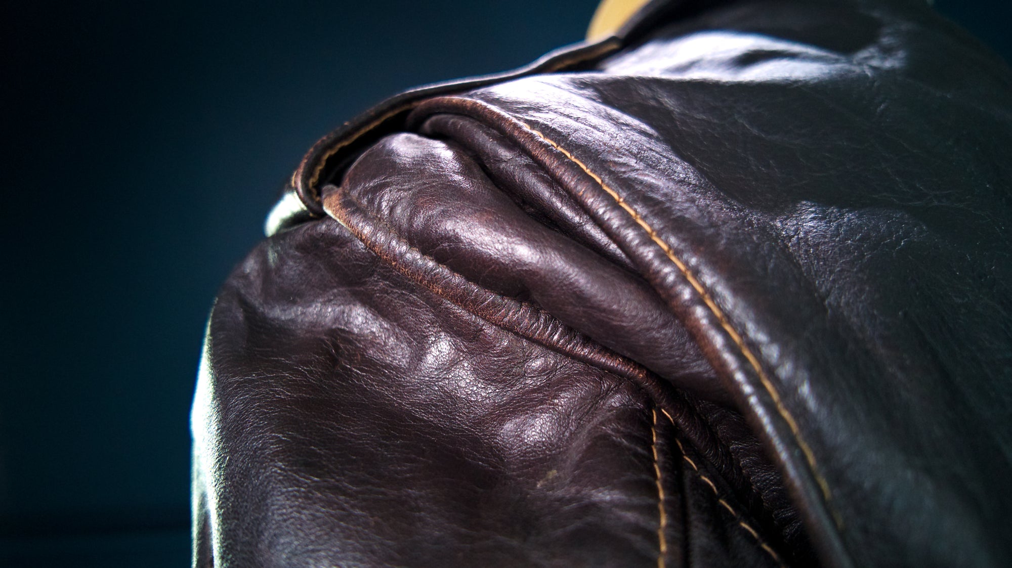 Vintage 80s Schott 184SM A2 Flight Aviator Brown Bomber Leather Jacket “L”