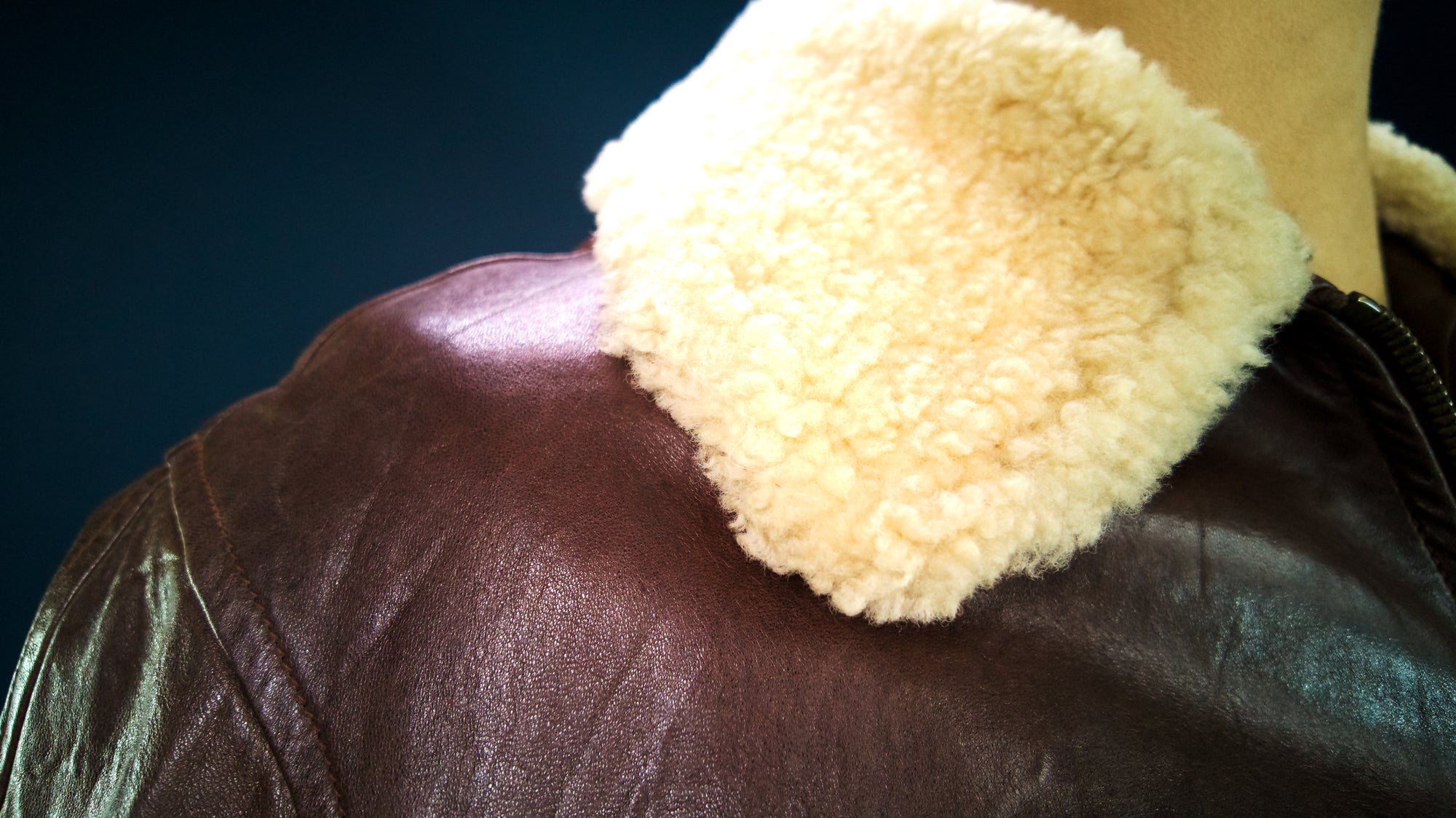 Vintage 70s Etro Luxury Italian Lambskin G1 Flight Bomber Leather Jacket ”L”