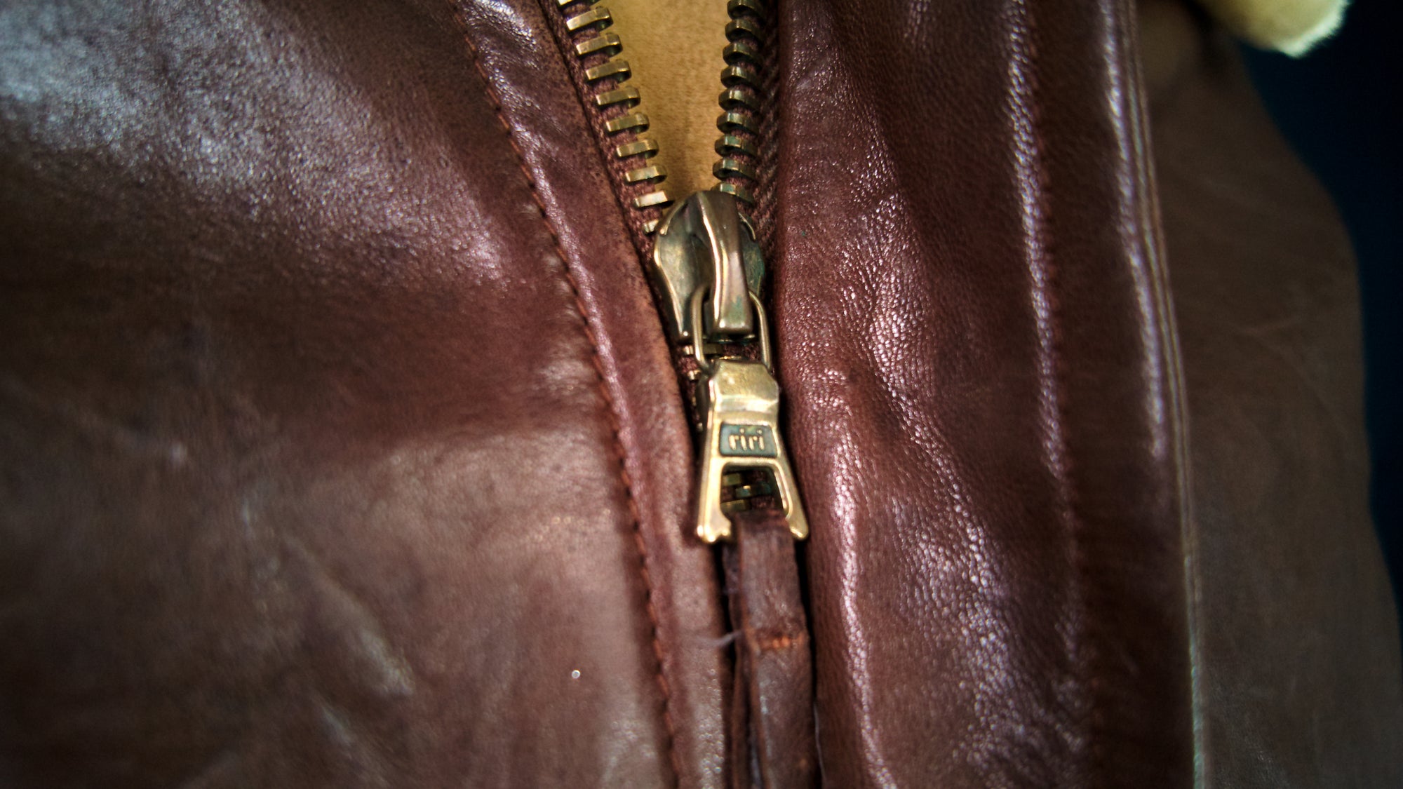 Vintage 70s Etro Luxury Italian Lambskin G1 Flight Bomber Leather Jacket ”L”