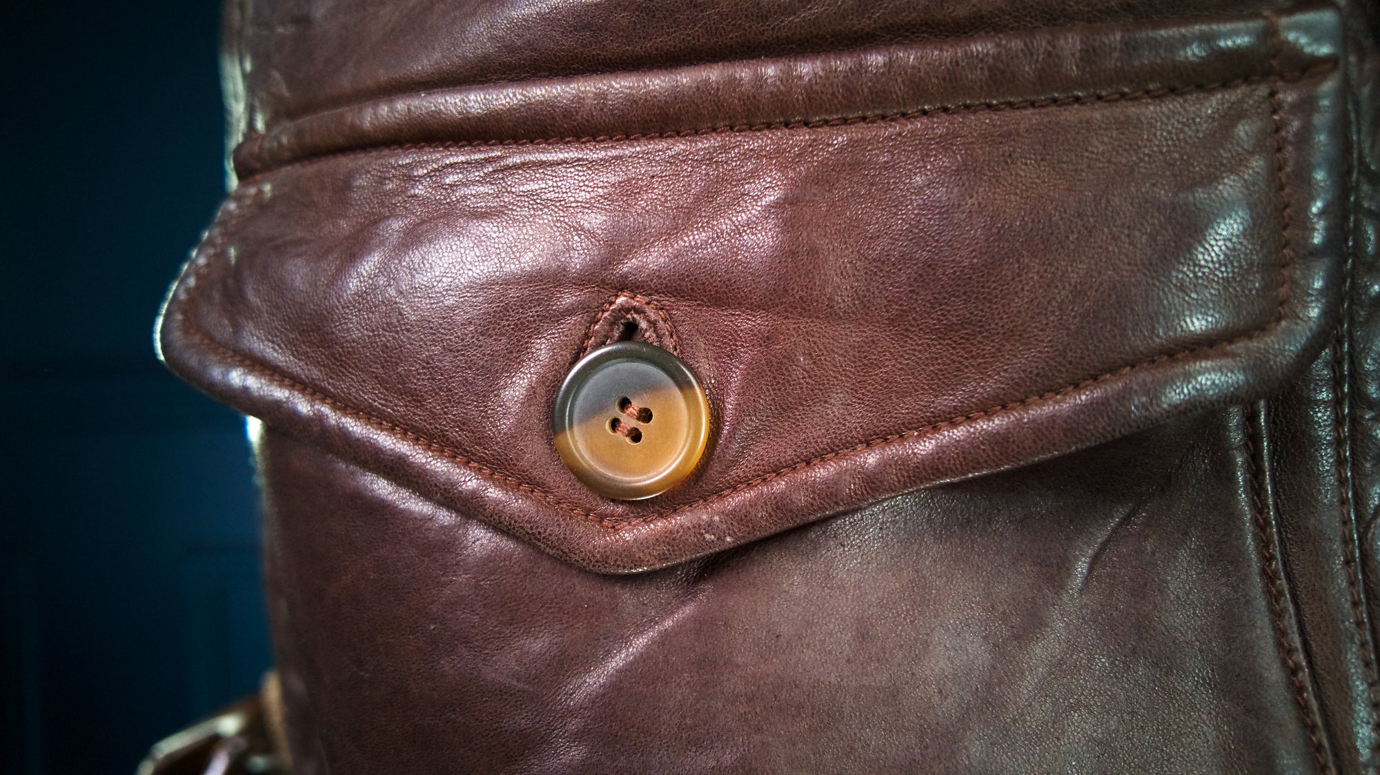 Vintage 70s Etro Luxury Italian Lambskin G1 Flight Bomber Leather Jacket ”L”