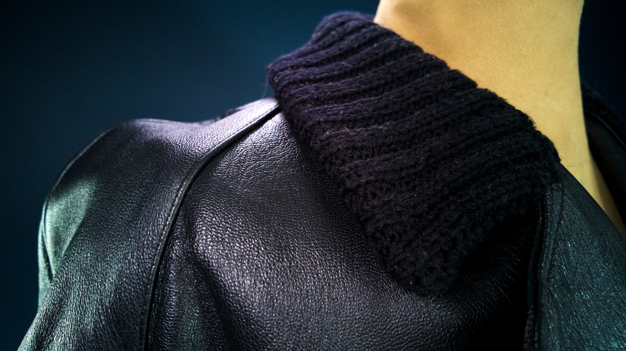 Vintage 1950s Italian Police Belted Biker Patrol Leather Motoring Coat “L”