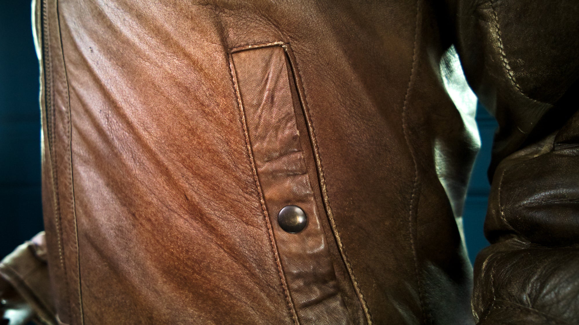 Vintage 80s Sheepskin Fur Flight Aviator Bomber Leather Jacket Coat “M"