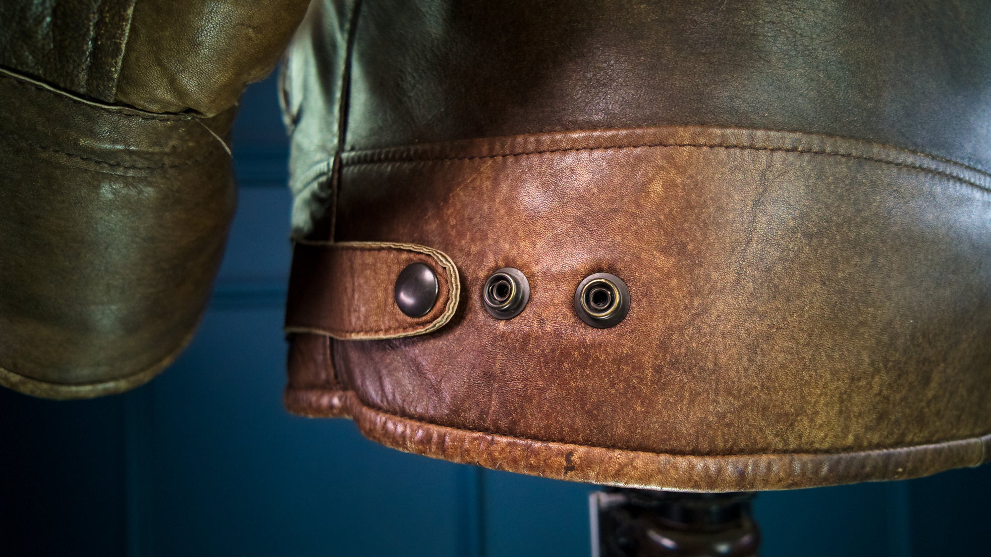 Vintage 80s Sheepskin Fur Flight Aviator Bomber Leather Jacket Coat “M"