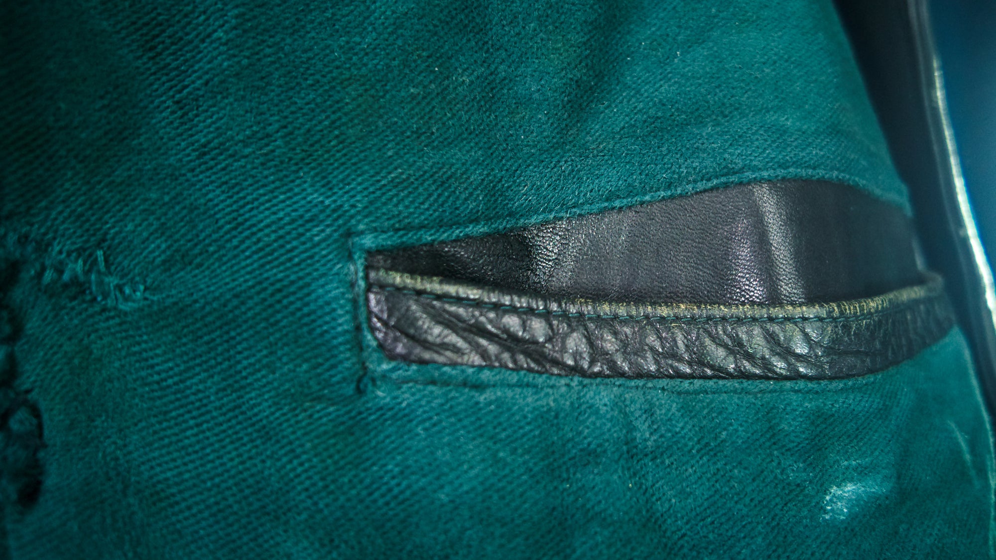 Vintage 1940s WW2 German Horsehide Biker Motorcycle Dispatch Leather Jacket “M"