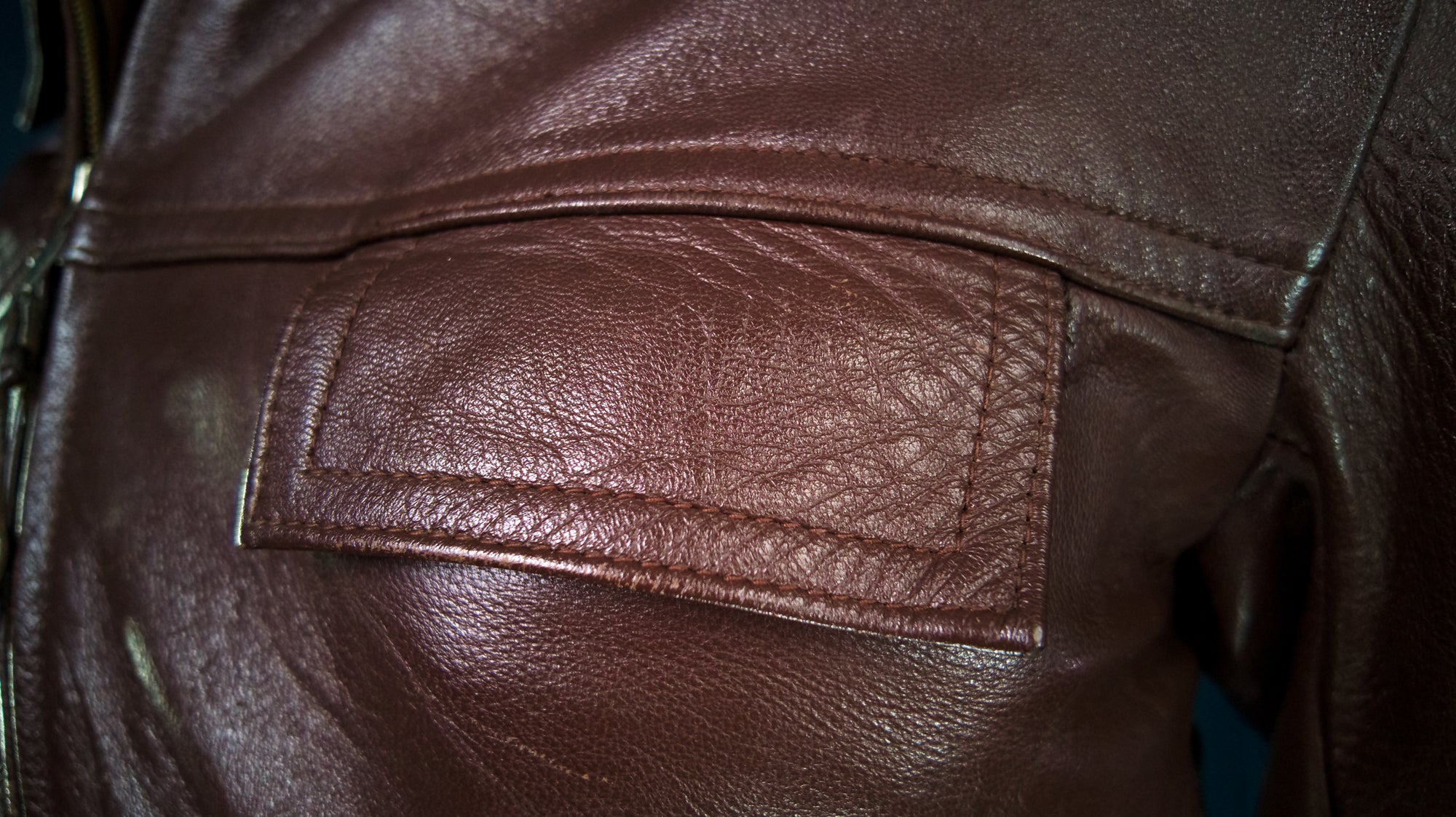 Vintage 1960s French Brown Lambskin Biker Worker Motorcyle Leather Jacket “M”