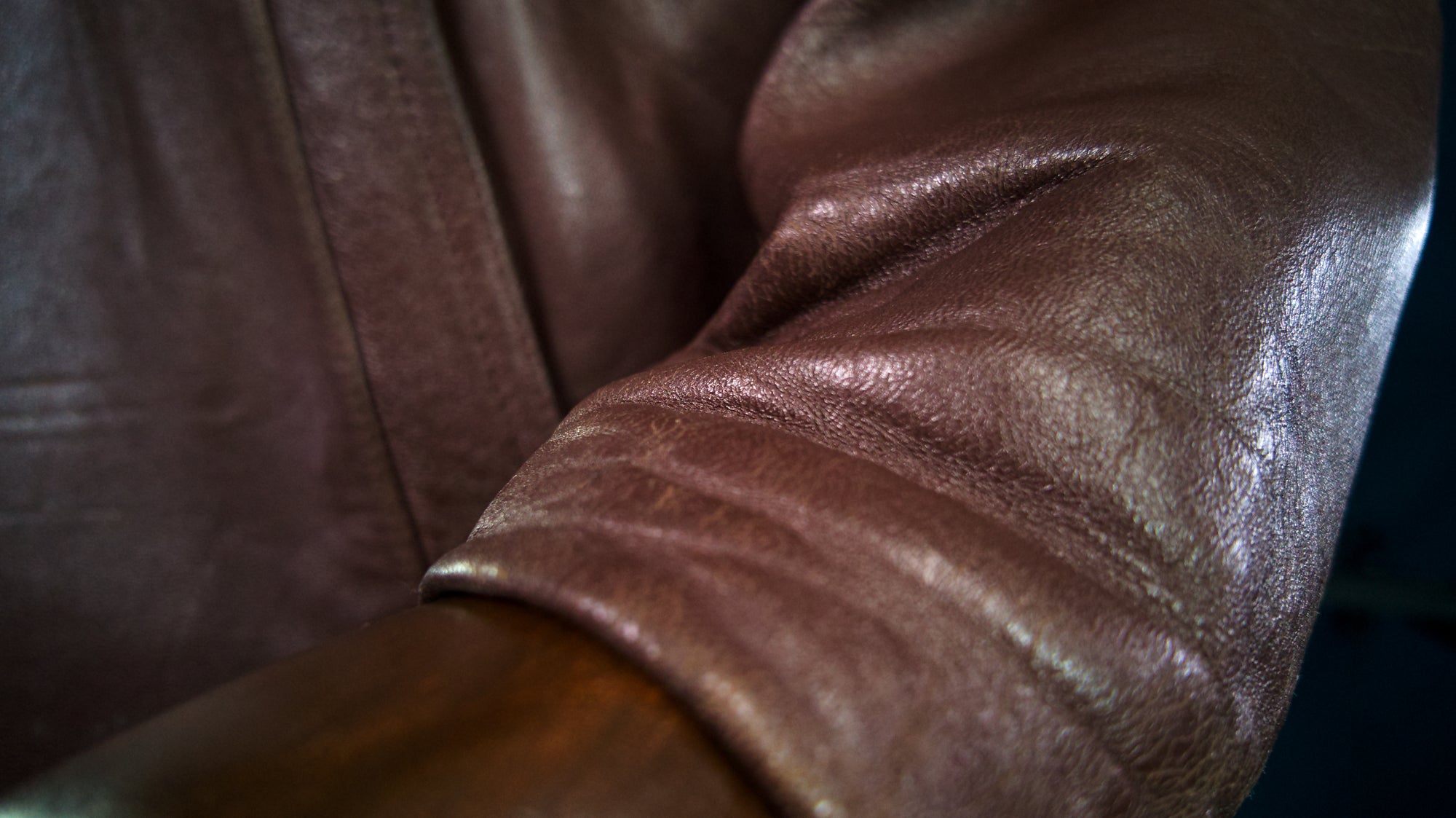 Vintage 1960s French Brown Lambskin Biker Worker Motorcyle Leather Jacket “M”