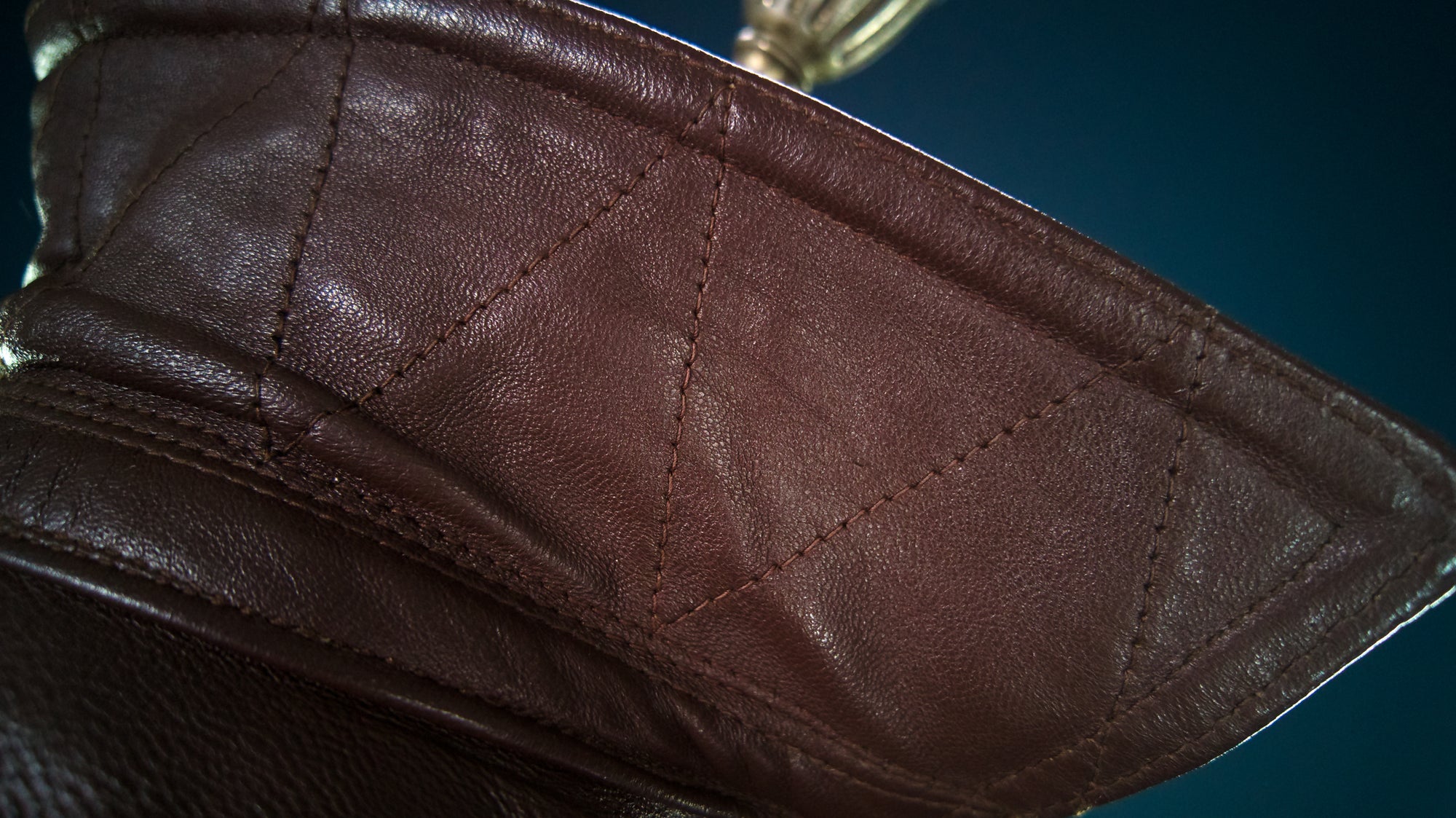 Vintage 1960s French Brown Lambskin Biker Worker Motorcyle Leather Jacket “M”