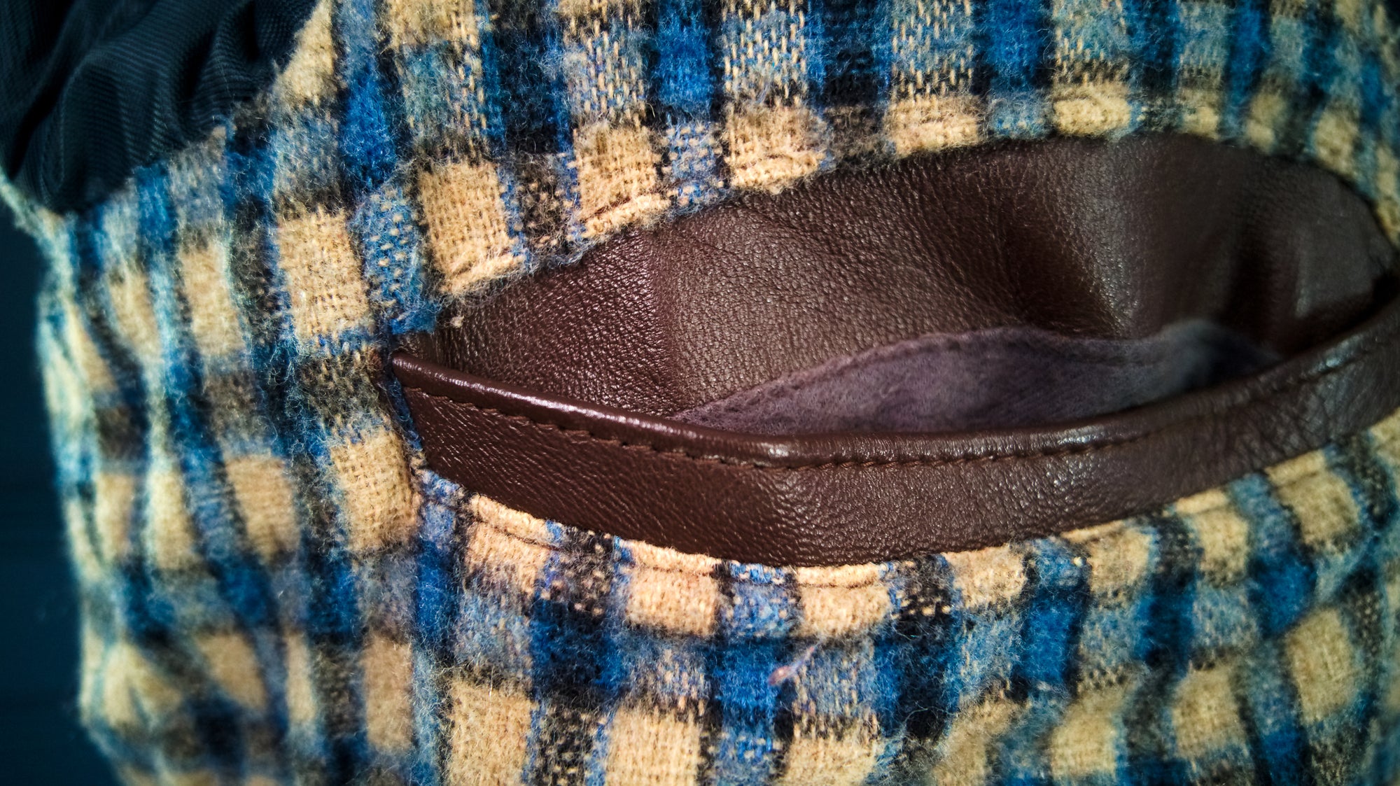 Vintage 1960s French Brown Lambskin Biker Worker Motorcyle Leather Jacket “M”