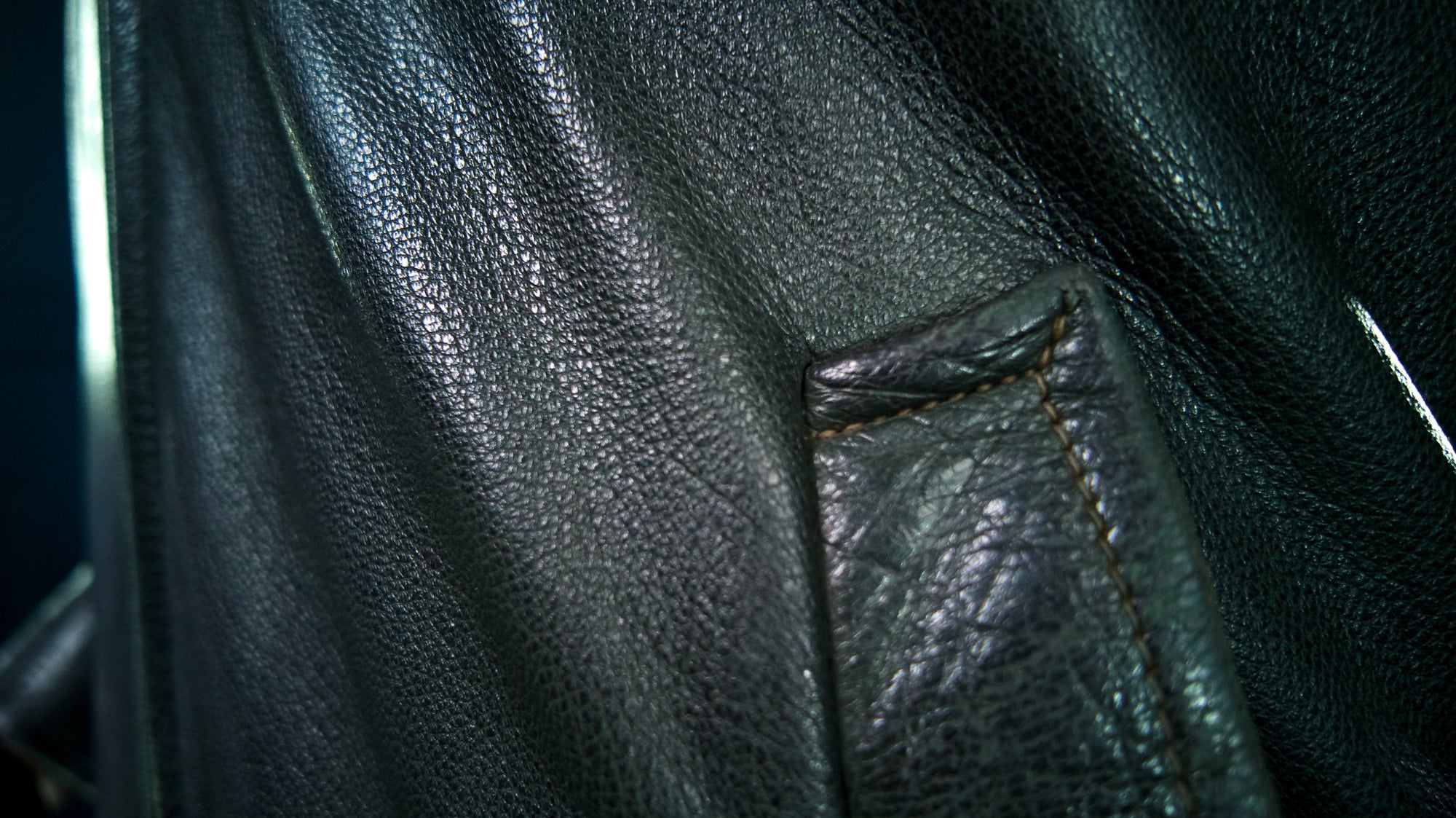 Vintage 1950s Cold War East German Biker Dispatch Worker Leather Jacket “M”