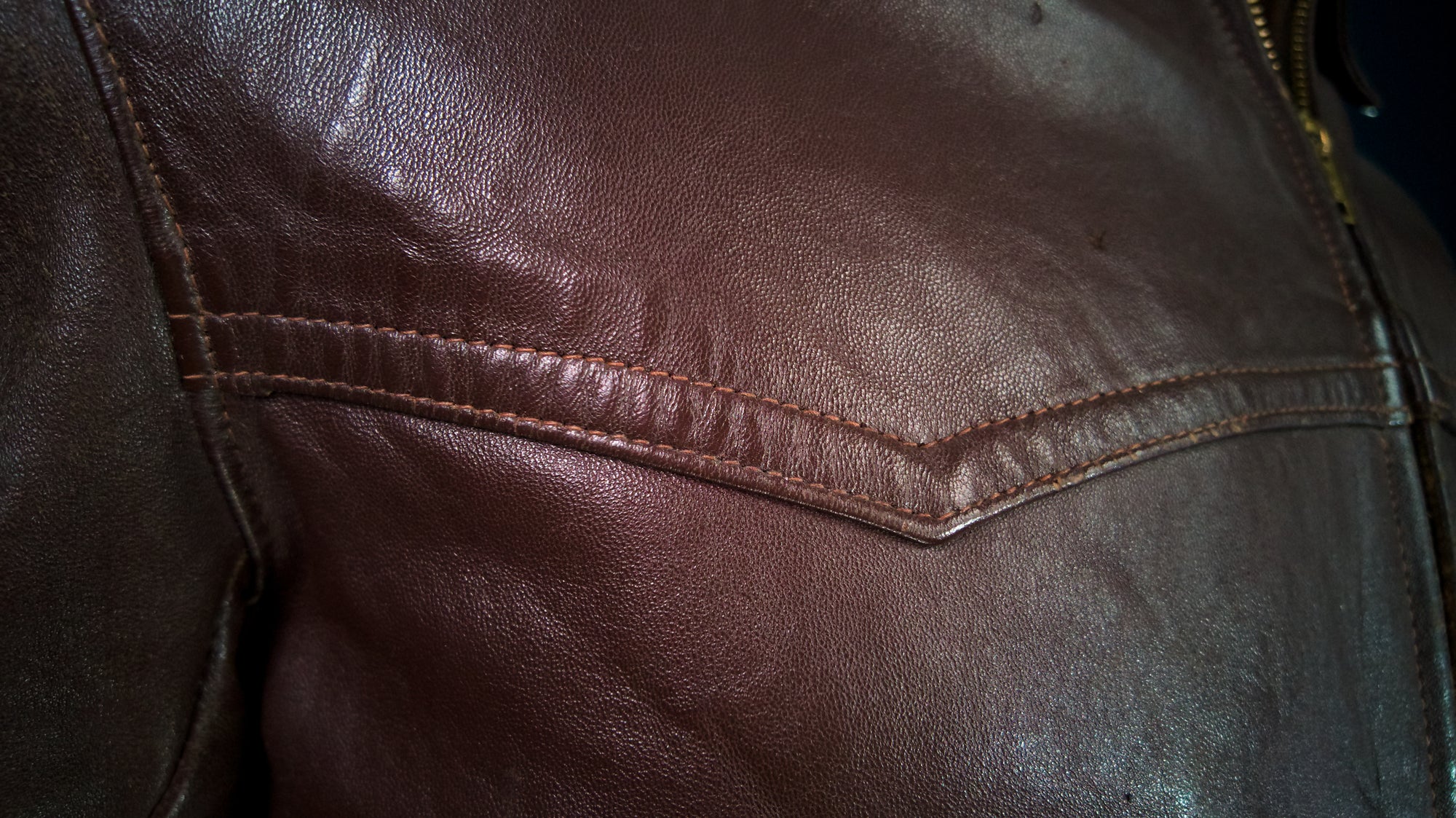 Vintage 1950s Cold War French Lambskin Worker Biker Rider Leather Jacket “M”