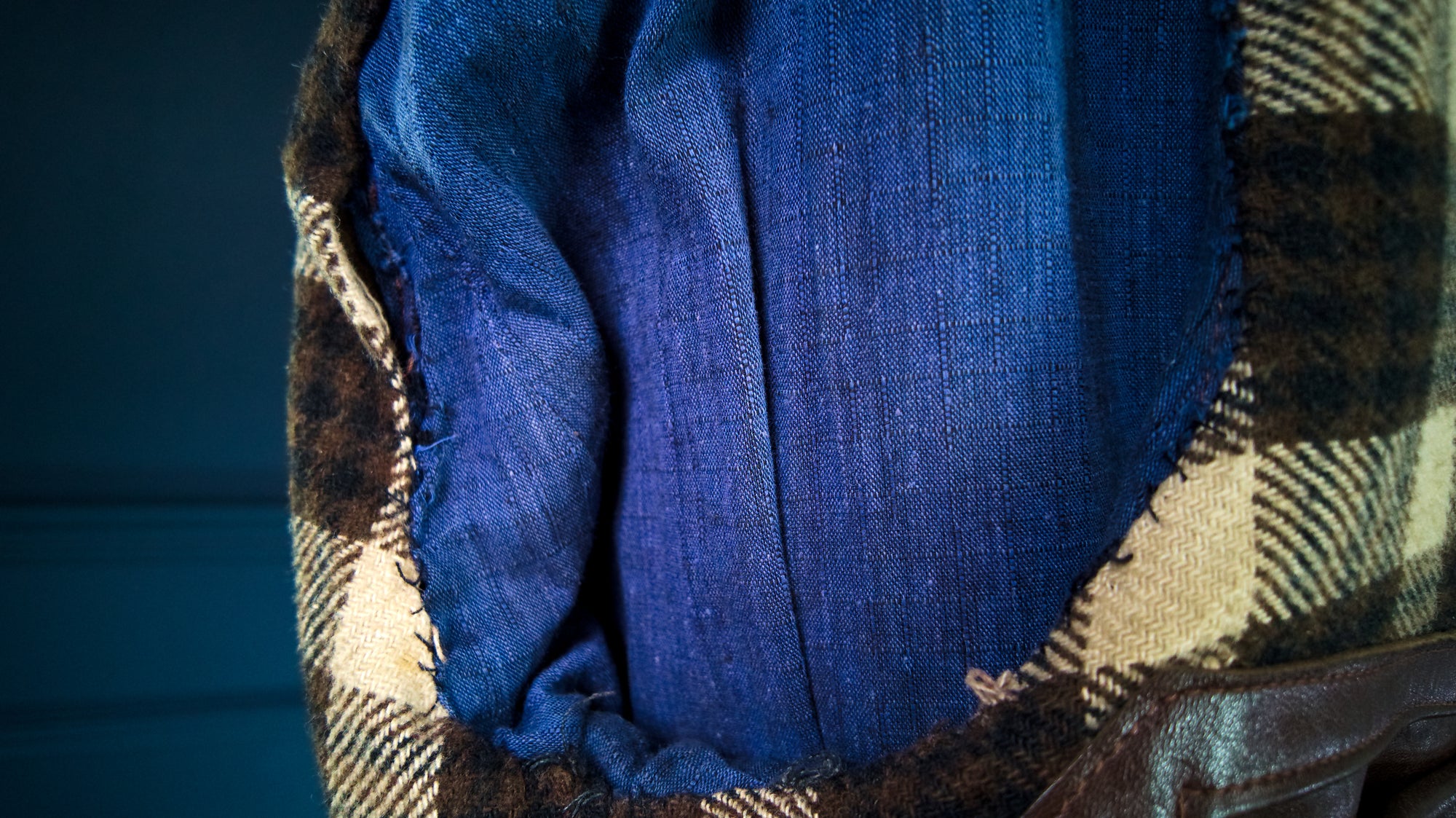 Vintage 1950s Cold War French Lambskin Worker Biker Rider Leather Jacket “M”