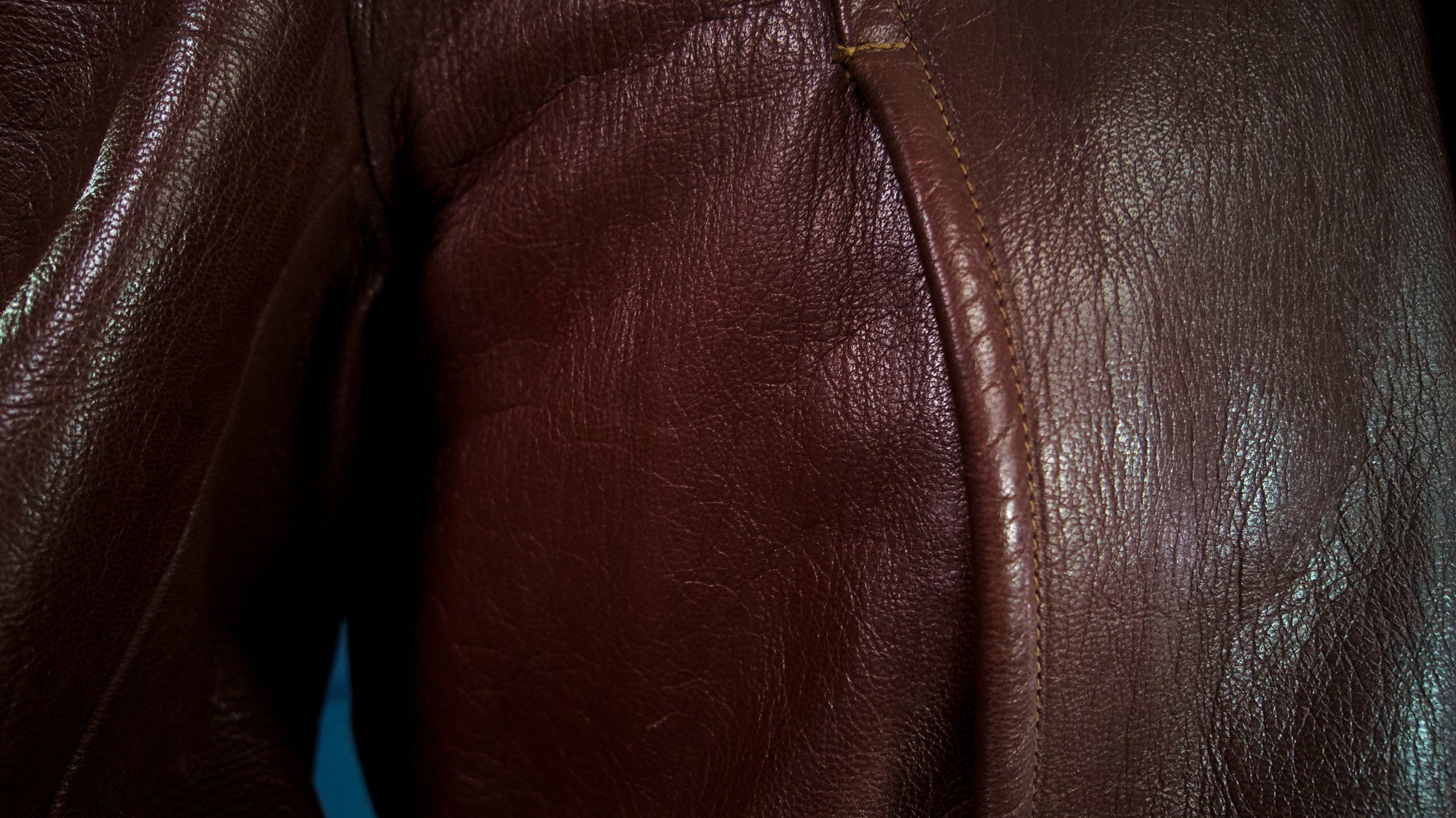 Vintage 1940s Swedish Goatskin Brown Leather Car Coat Motoring Jacket “M”