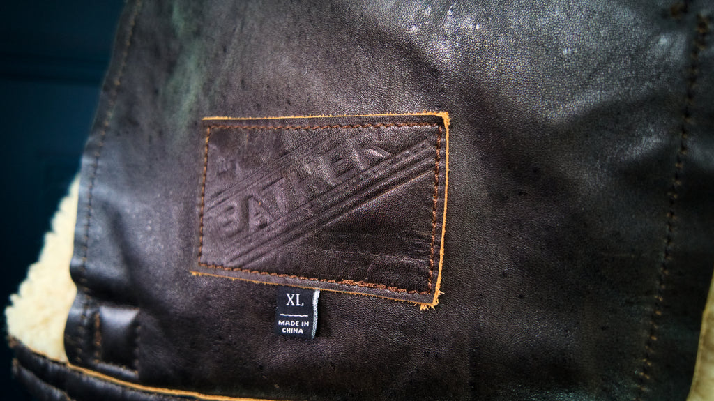 Brand New Nuremberg 1930s Style Sheepskin Aviator Flight Leather Jacket “M"