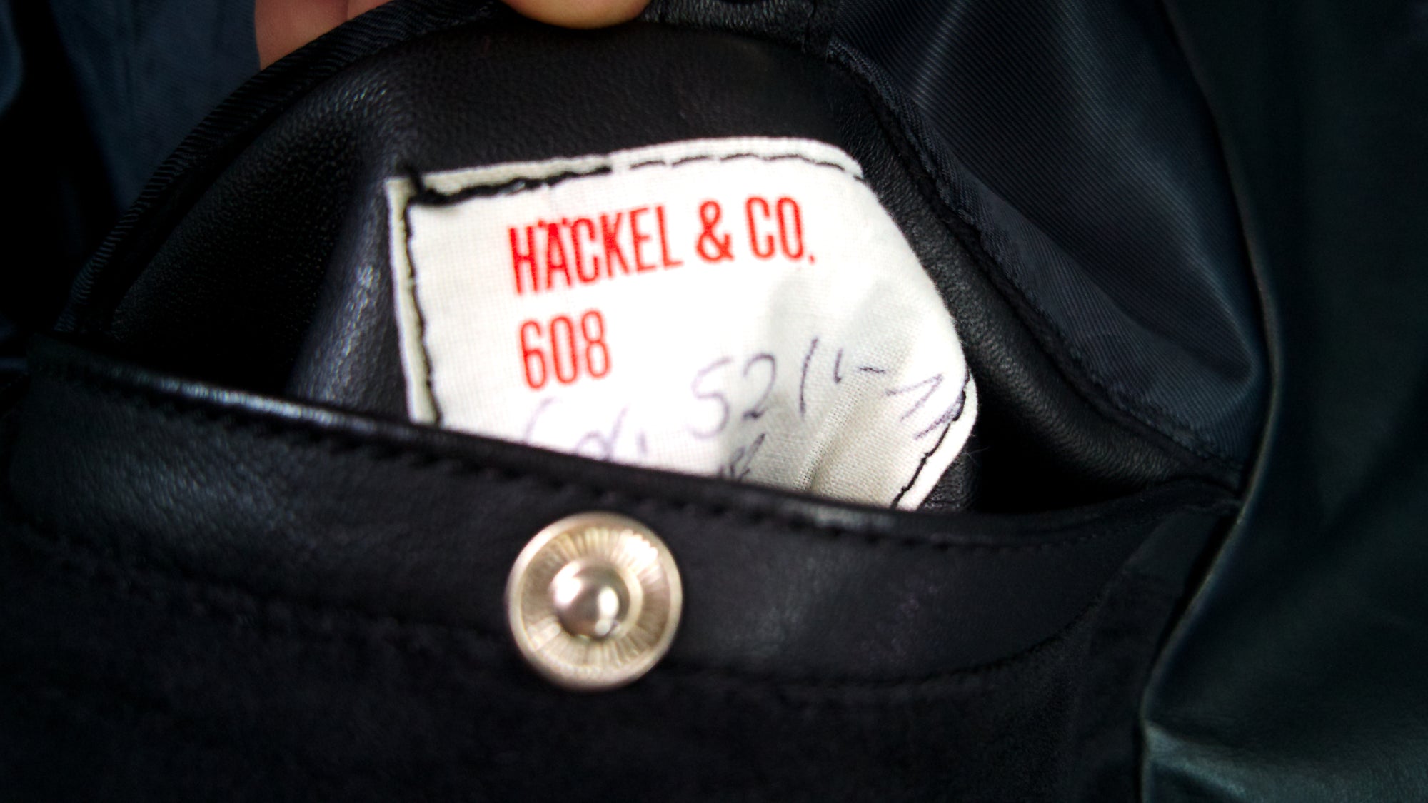 Vintage 80s German Cold War Police Biker Highway Patrol Leather Jacket Coat “M”