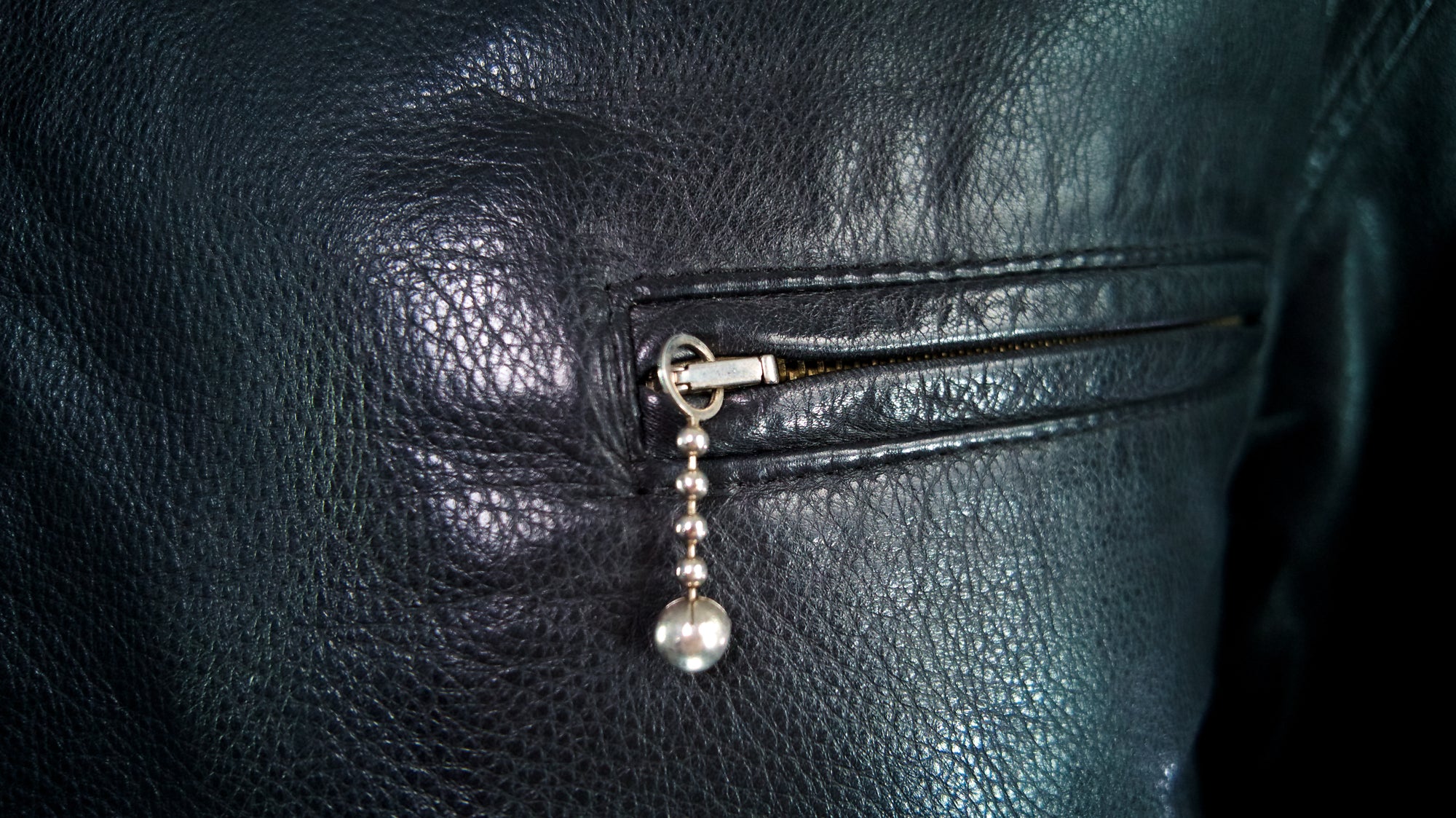 Vintage 80s Italian Highwayman Single Rider Biker Motorcycle Leather Jacket “L”