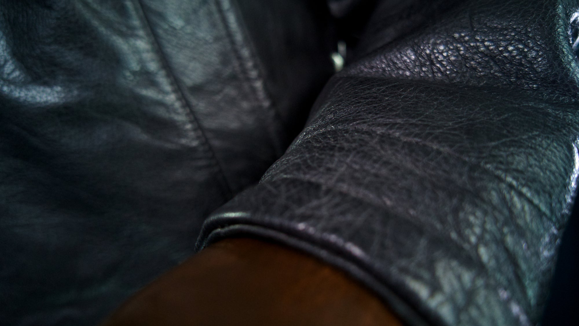 Vintage 80s Italian Highwayman Single Rider Biker Motorcycle Leather Jacket “L”